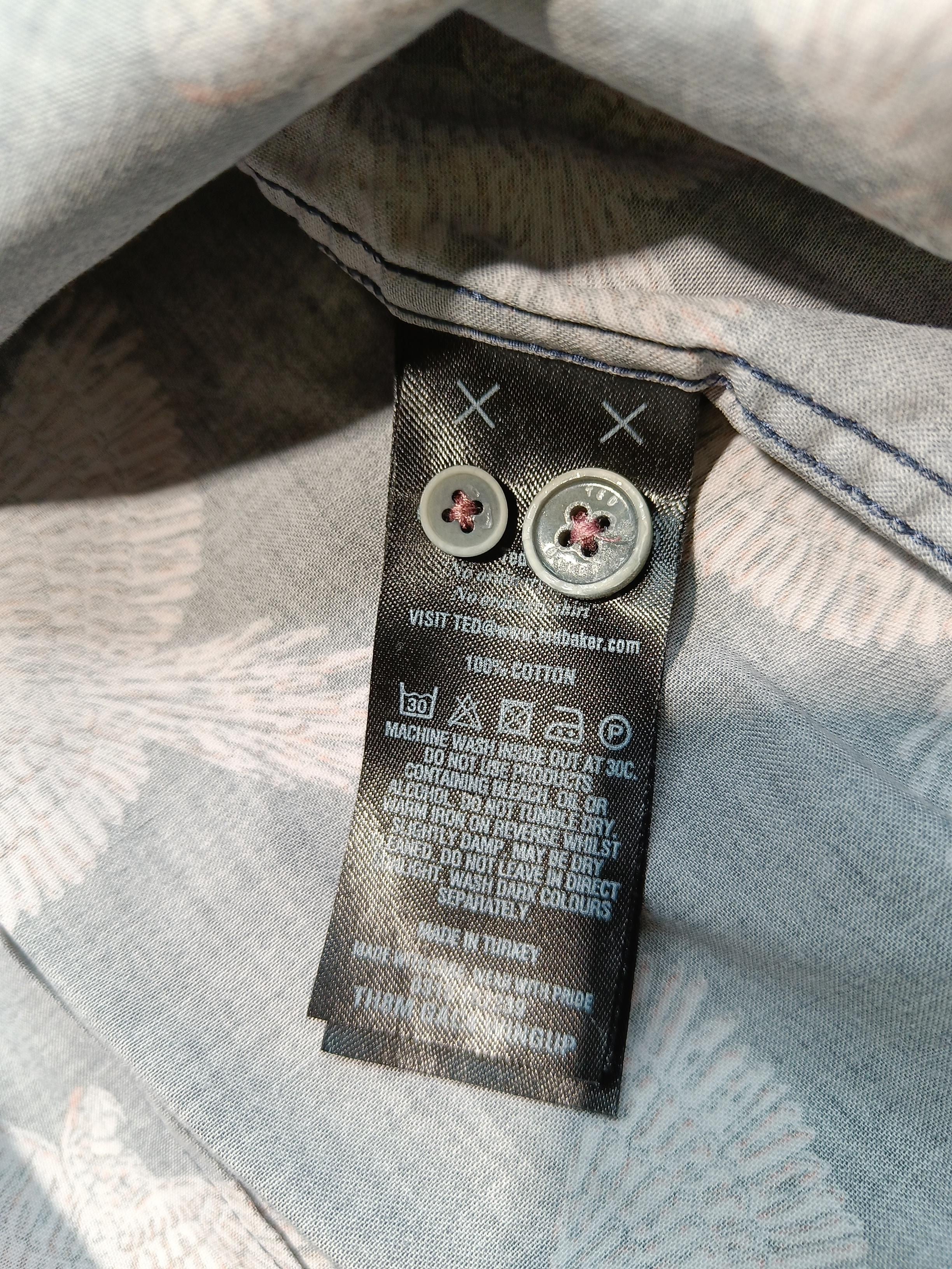 Ted Baker Men's Shirt XXL Blue 100% Cotton Basic - Image 6