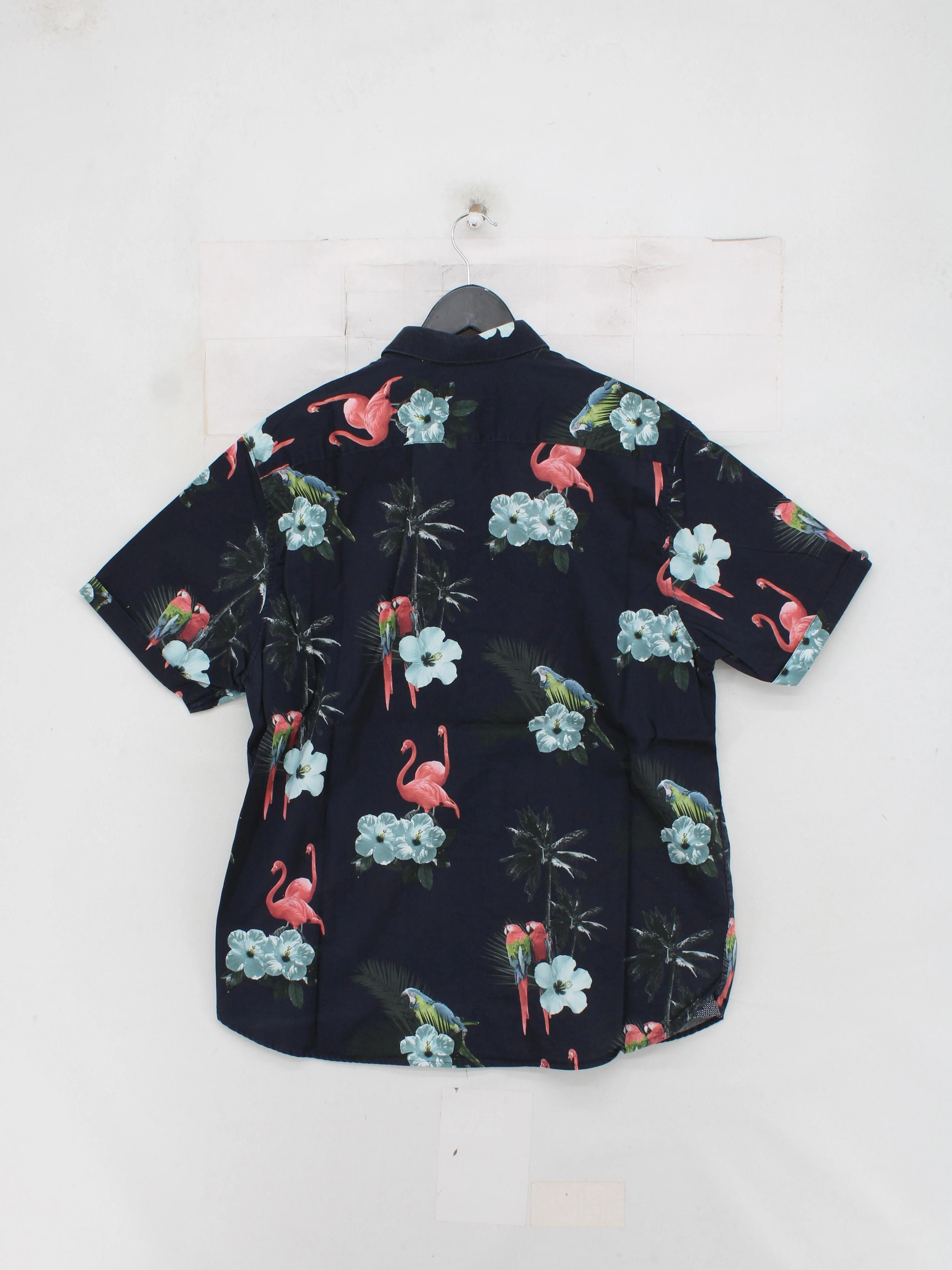 Ted Baker Men's Shirt XXL Blue Floral 100% Cotton Basic - Image 2