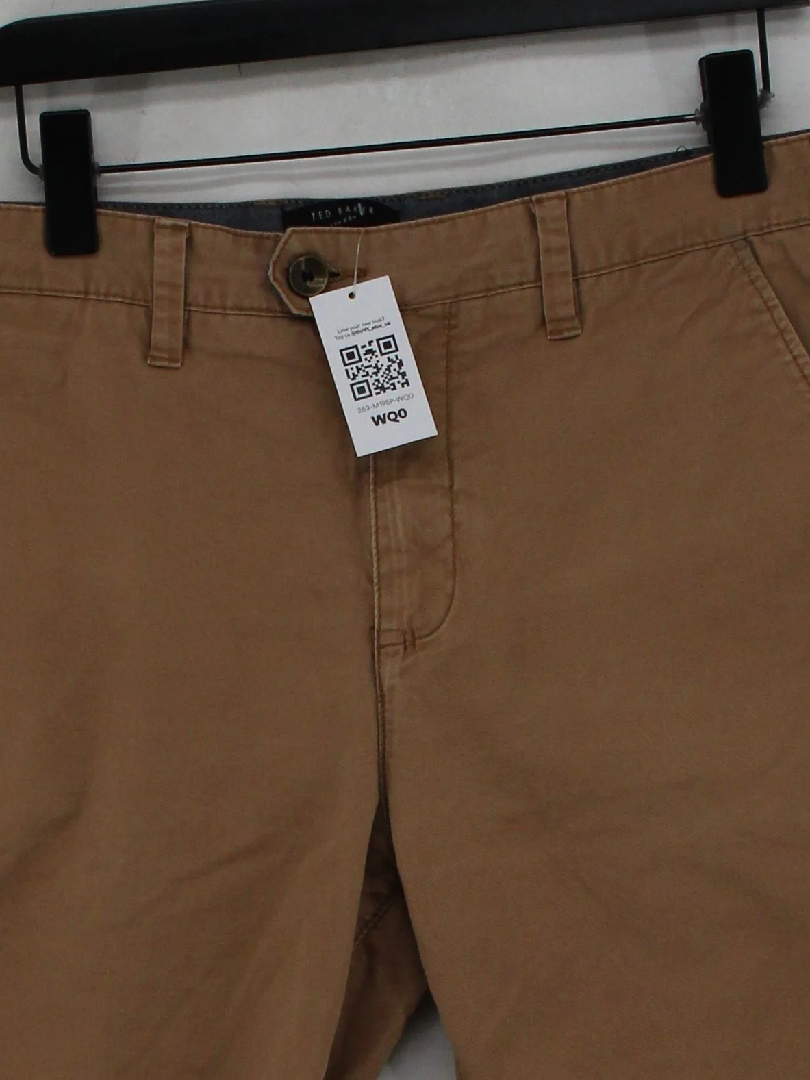Ted Baker Men's Shorts L Tan 100% Cotton Chino - Image 3