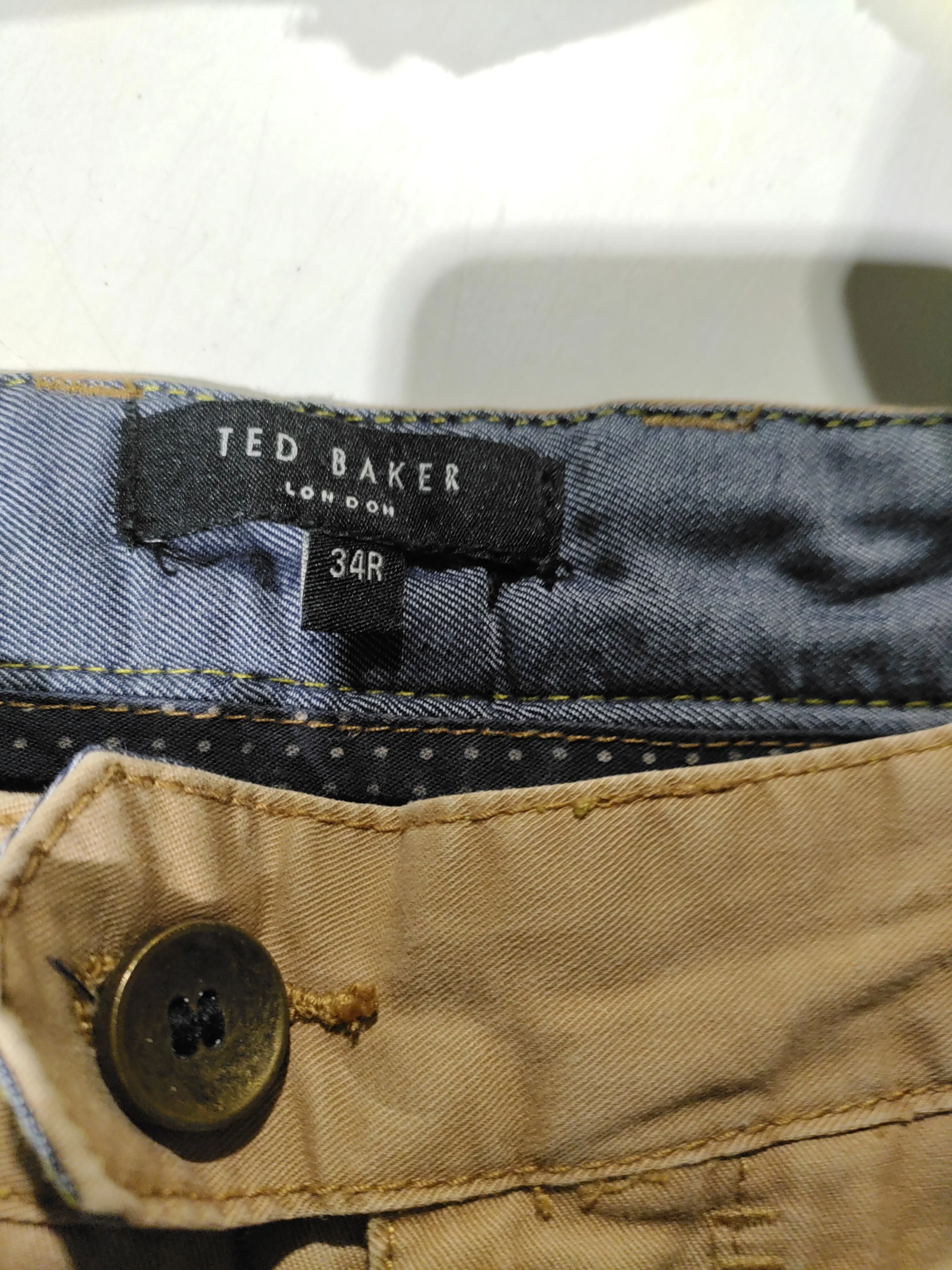 Ted Baker Men's Shorts L Tan 100% Cotton Chino - Image 5