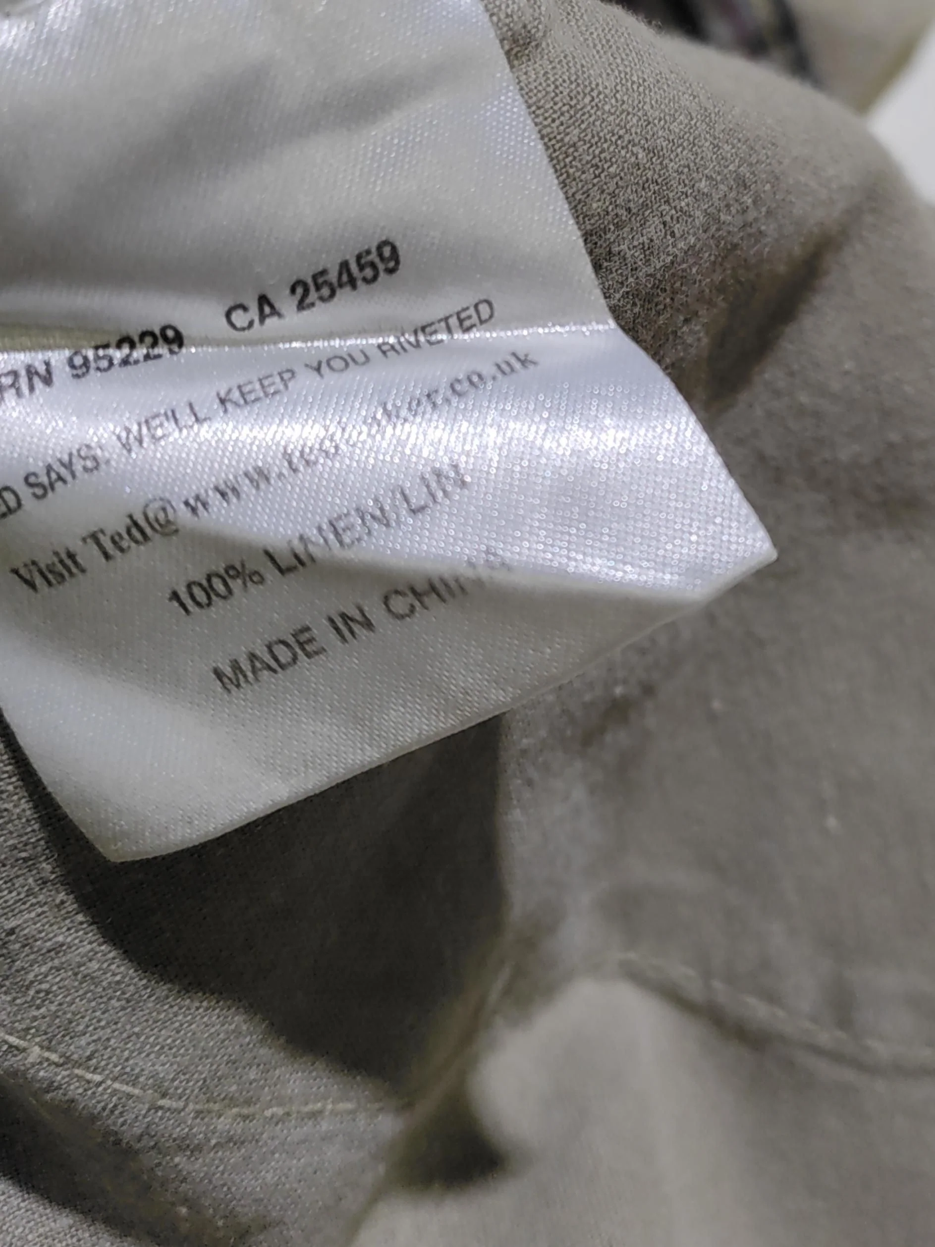 Ted Baker Men's Shorts M Tan 100% Linen Cargo - Image 8