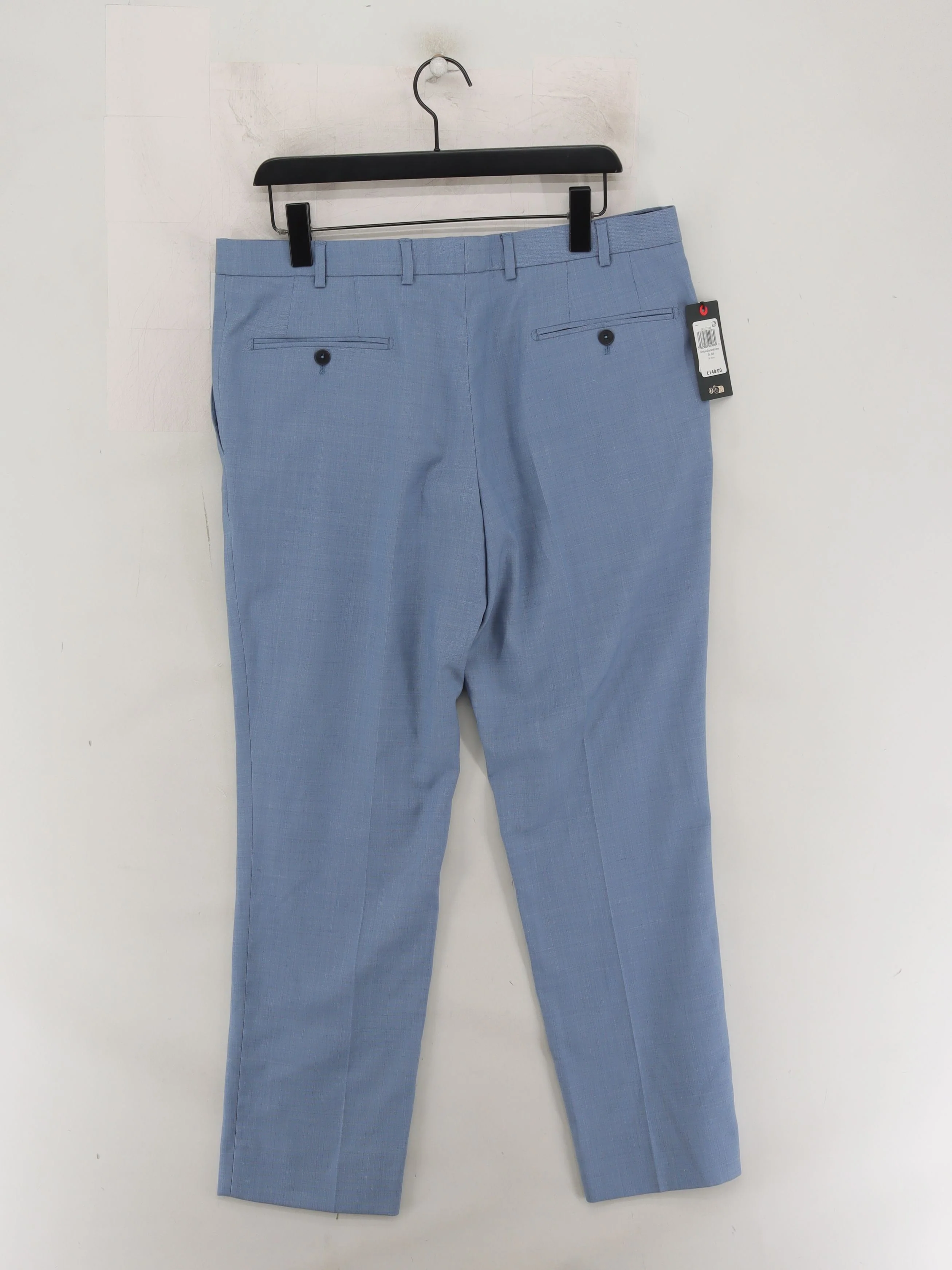 Ted Baker Men's Suit Trousers W 36 in Blue Wool New with tags - Image 2