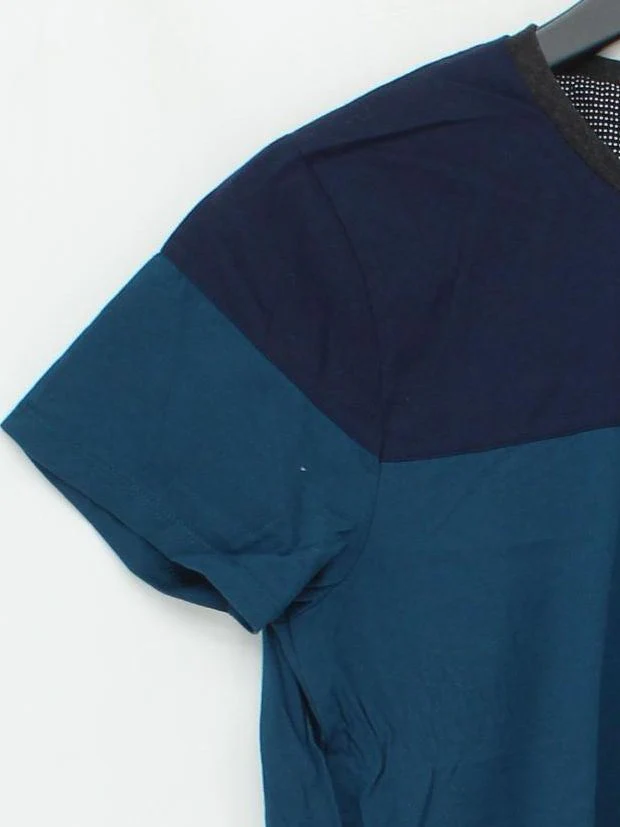 Ted Baker Men's T-Shirt L Blue 100% Cotton Basic - Image 4