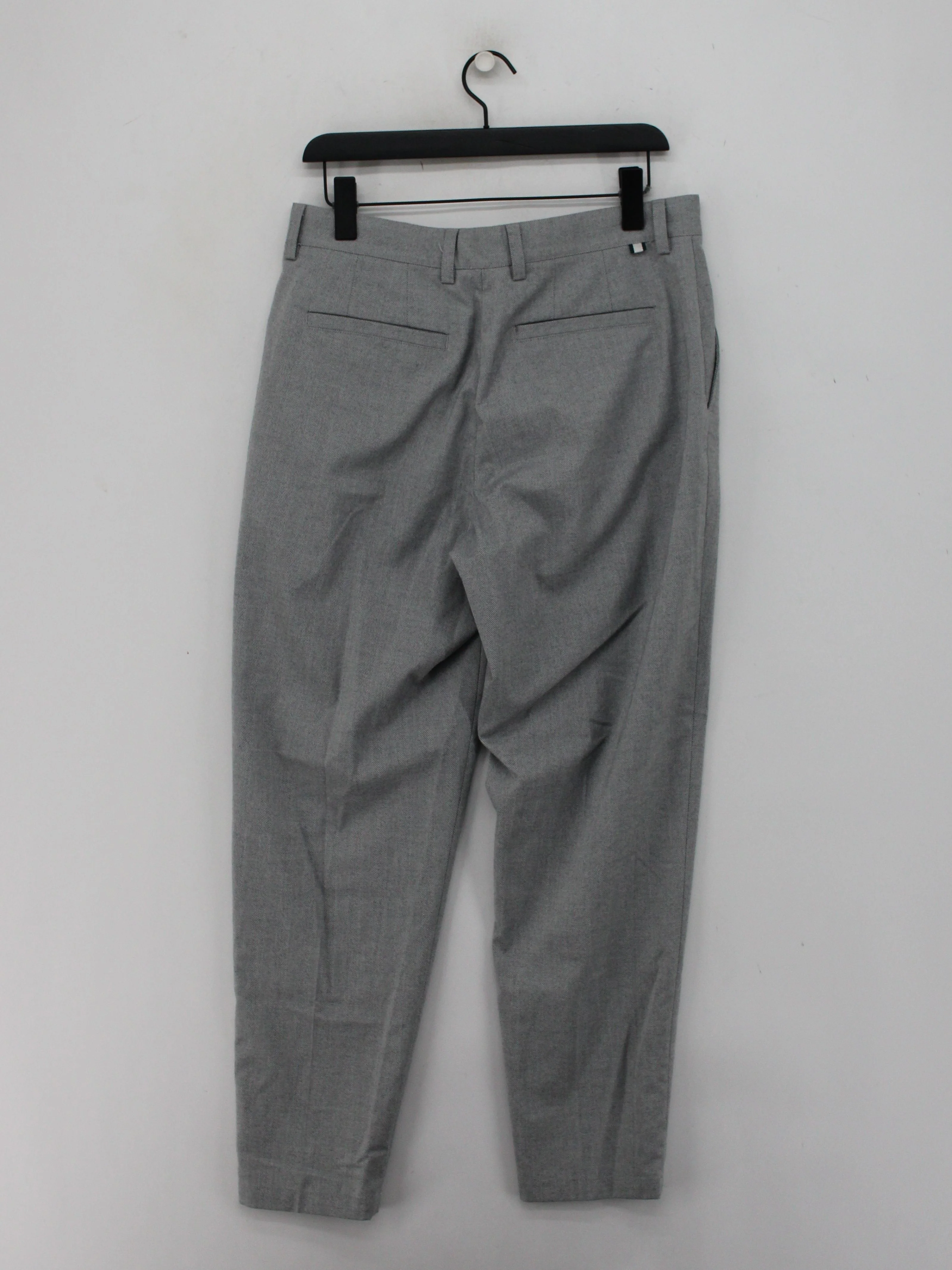 Ted Baker Men's Trousers W 32 in Grey Polyester with Viscose, Elastane Chino - Image 2