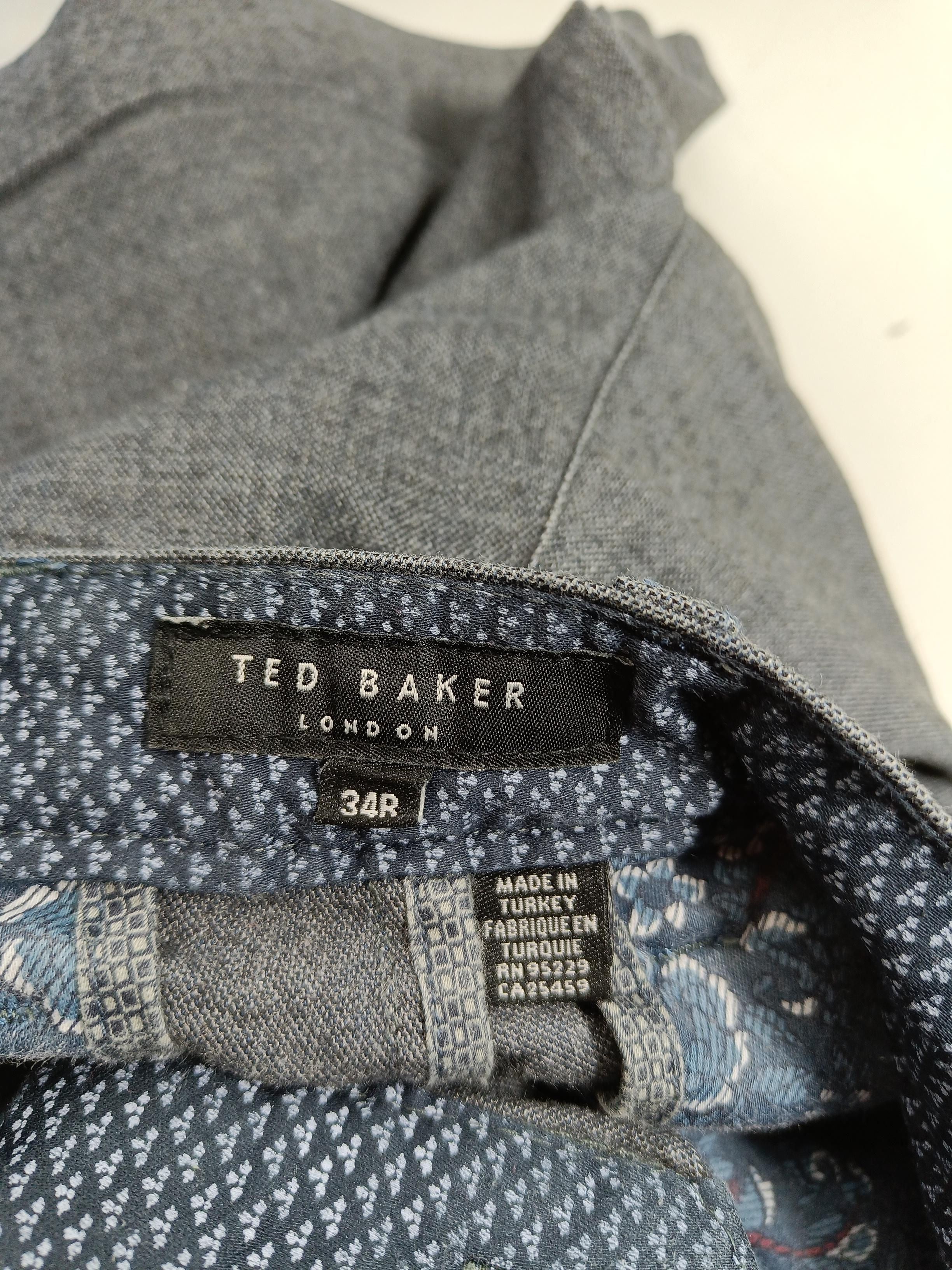 Ted Baker Men's Trousers W 34 in Grey Cotton - Image 6