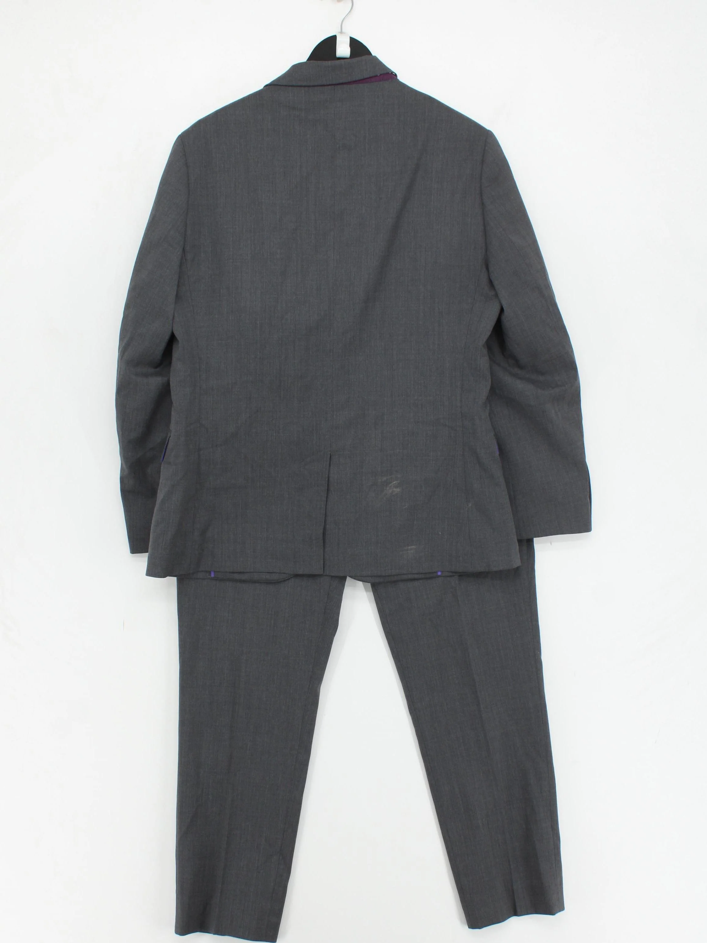 Ted Baker Men's Two Piece Suit Chest: 40 in Grey Wool - Image 2