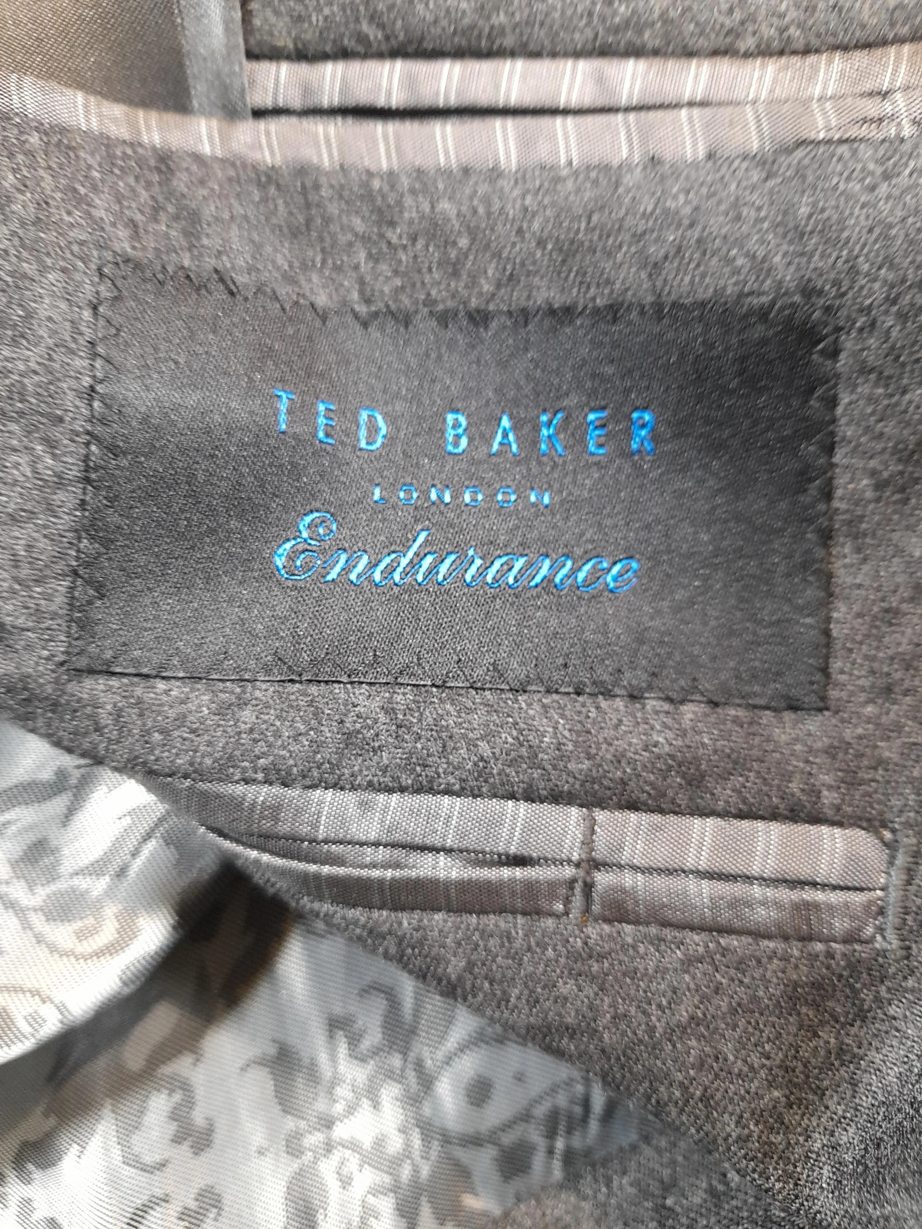 Ted Baker Men's Two Piece Suit Chest: 44 in Grey Wool - Image 7