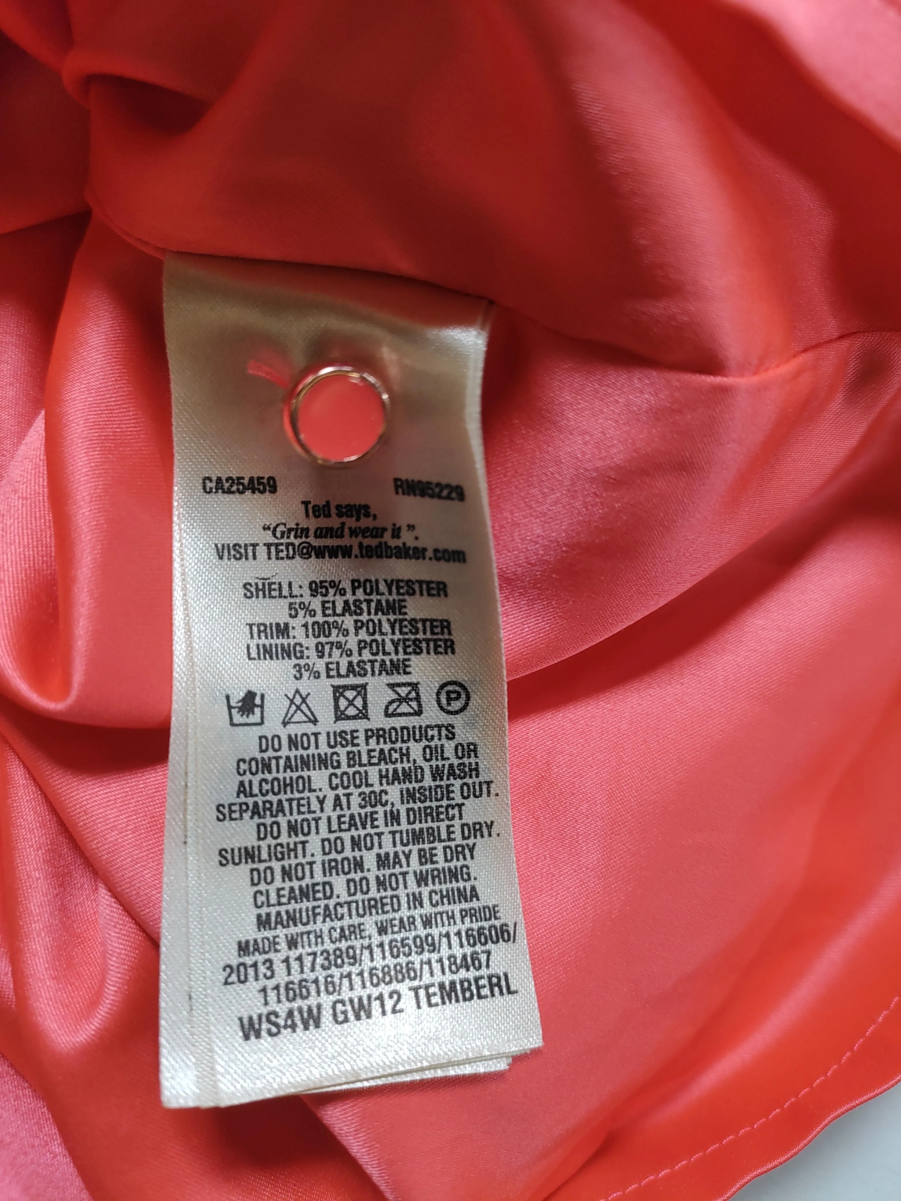 Ted Baker Mini Dress L in Pink - Image 6