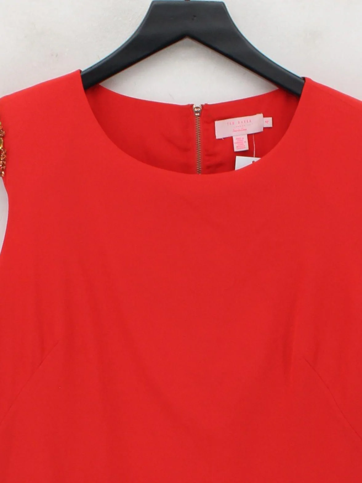 Ted Baker Mini Dress UK10 in Red - Image 3