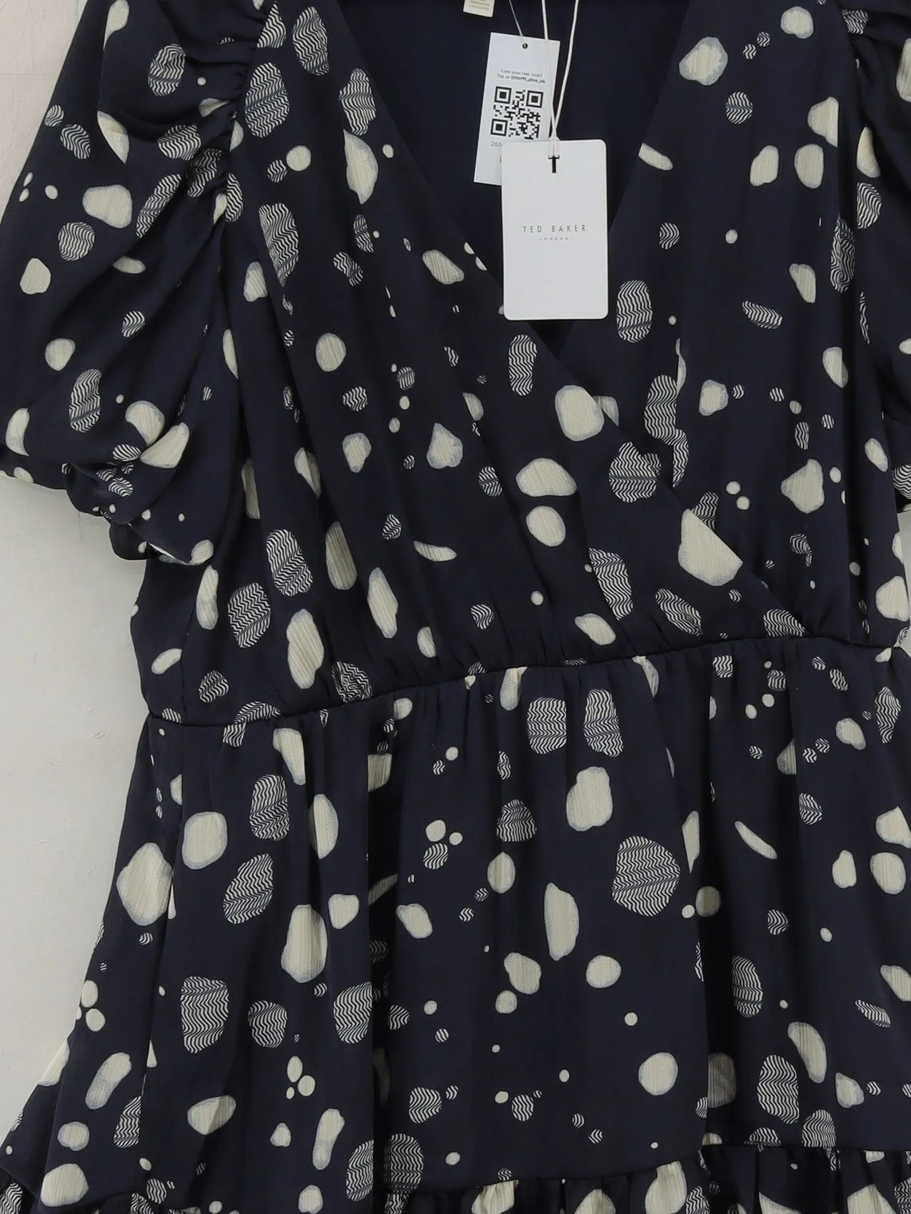 Ted Baker Mini Dress UK14 in Blue - Image 3