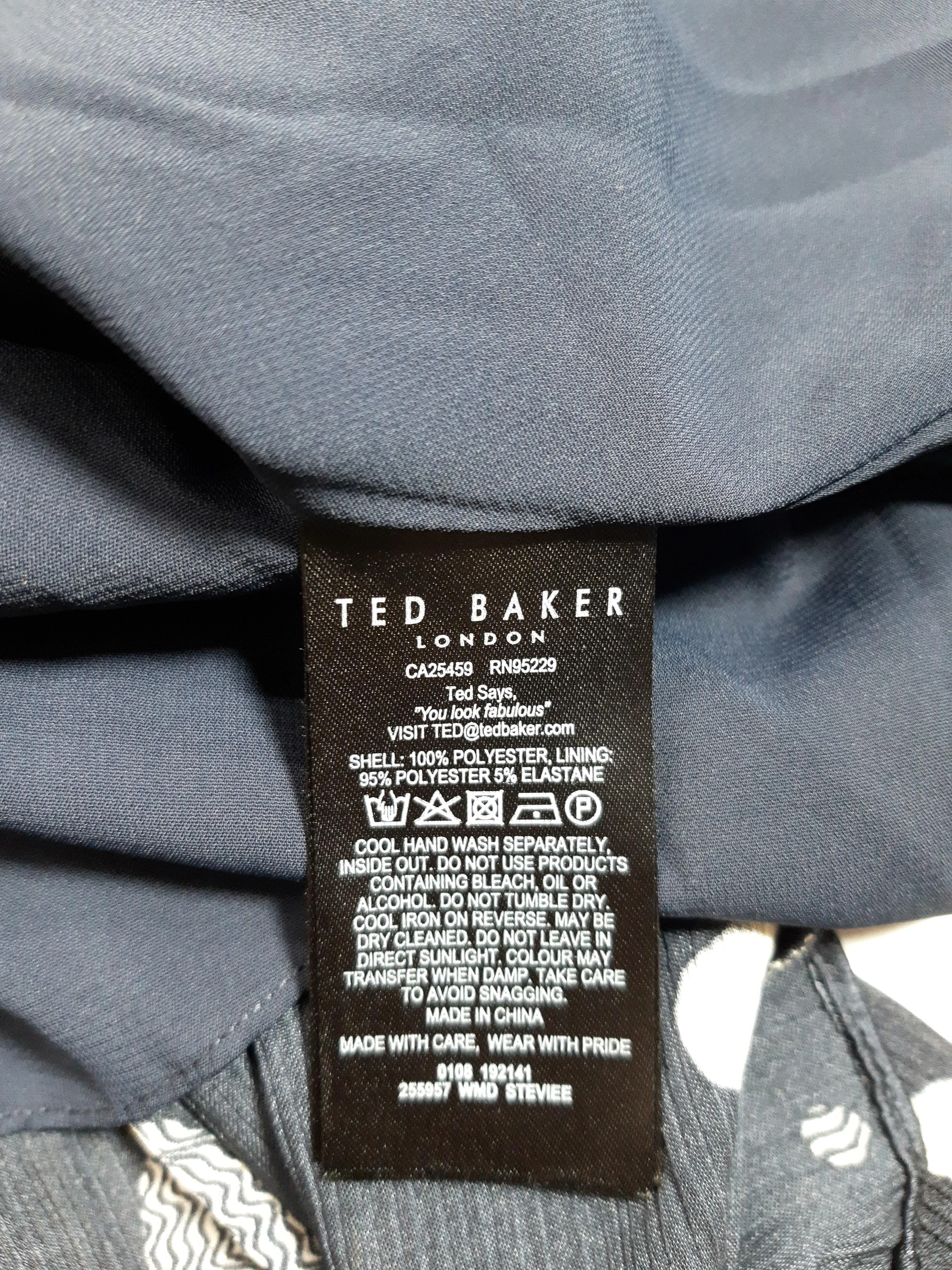 Ted Baker Mini Dress UK14 in Blue - Image 6