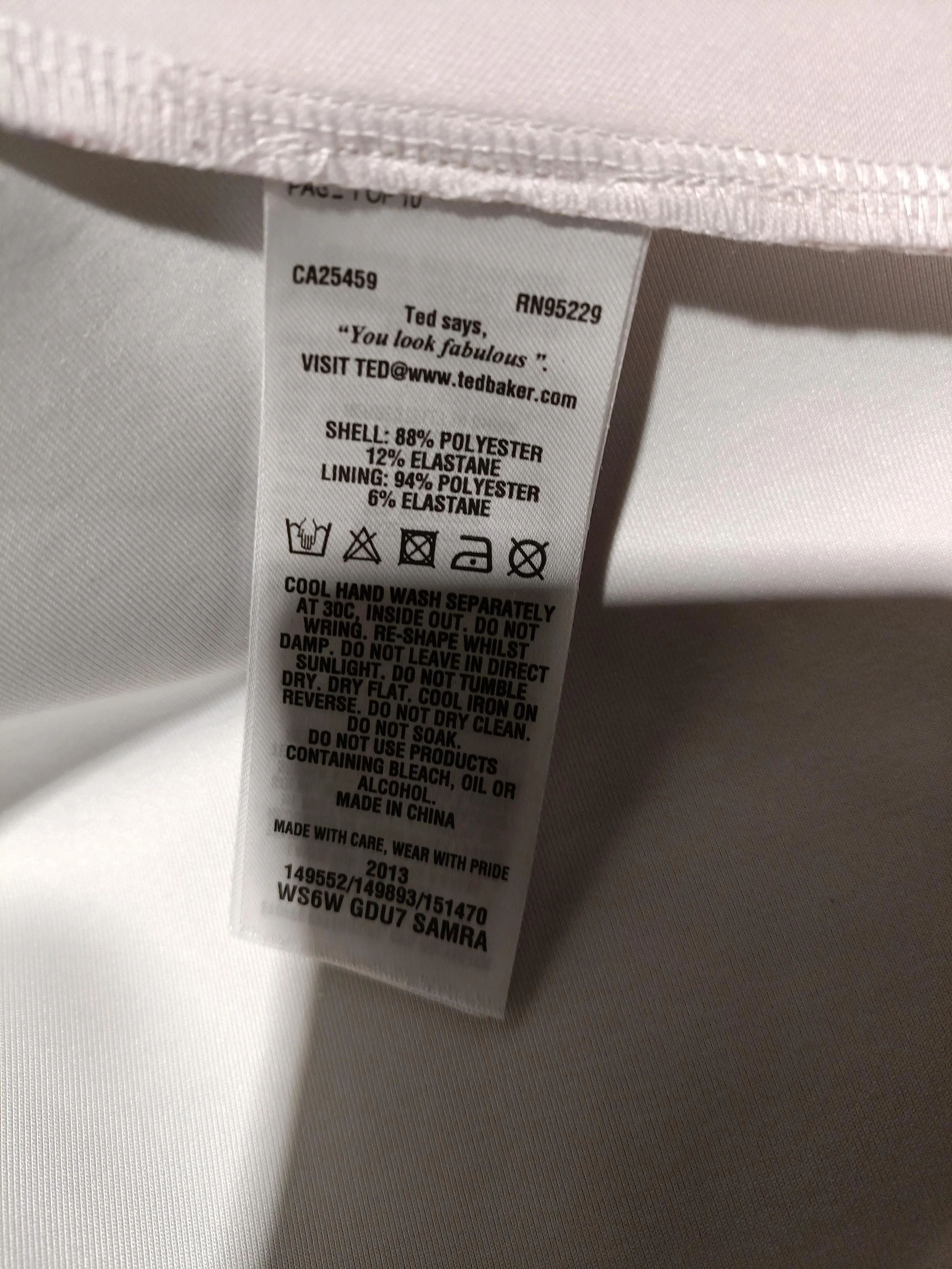 Ted Baker Mini Dress UK8 in Multi - Image 6