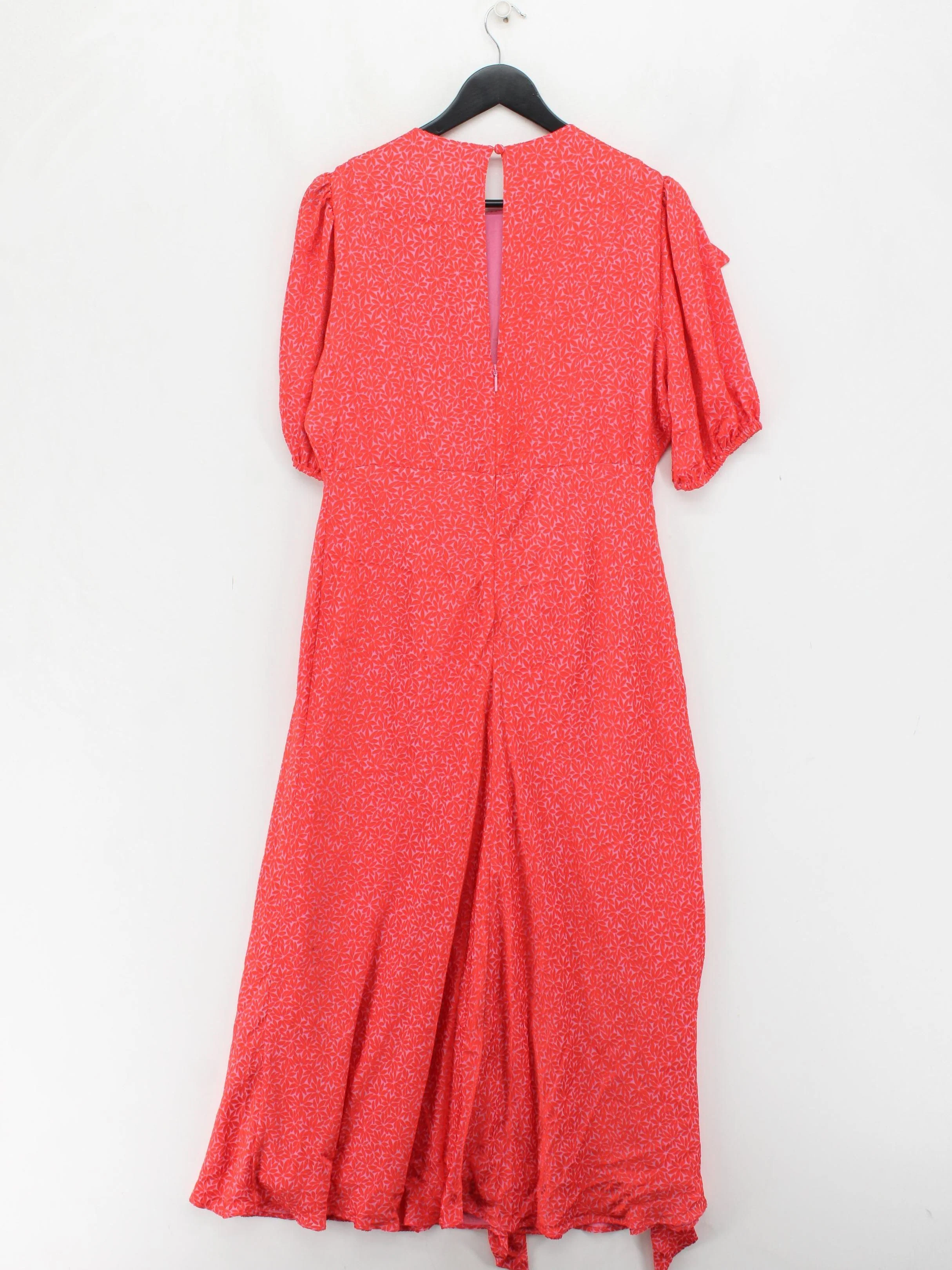 Ted Baker Shirt Midi Dress L in Red - Image 2