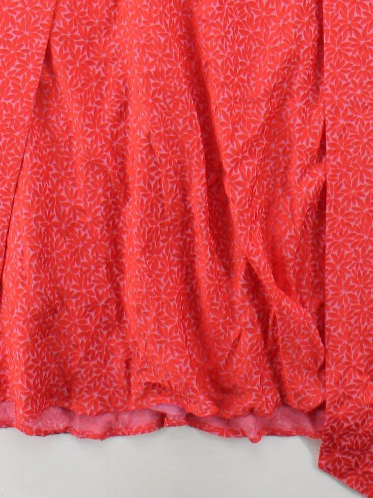 Ted Baker Shirt Midi Dress L in Red - Image 4