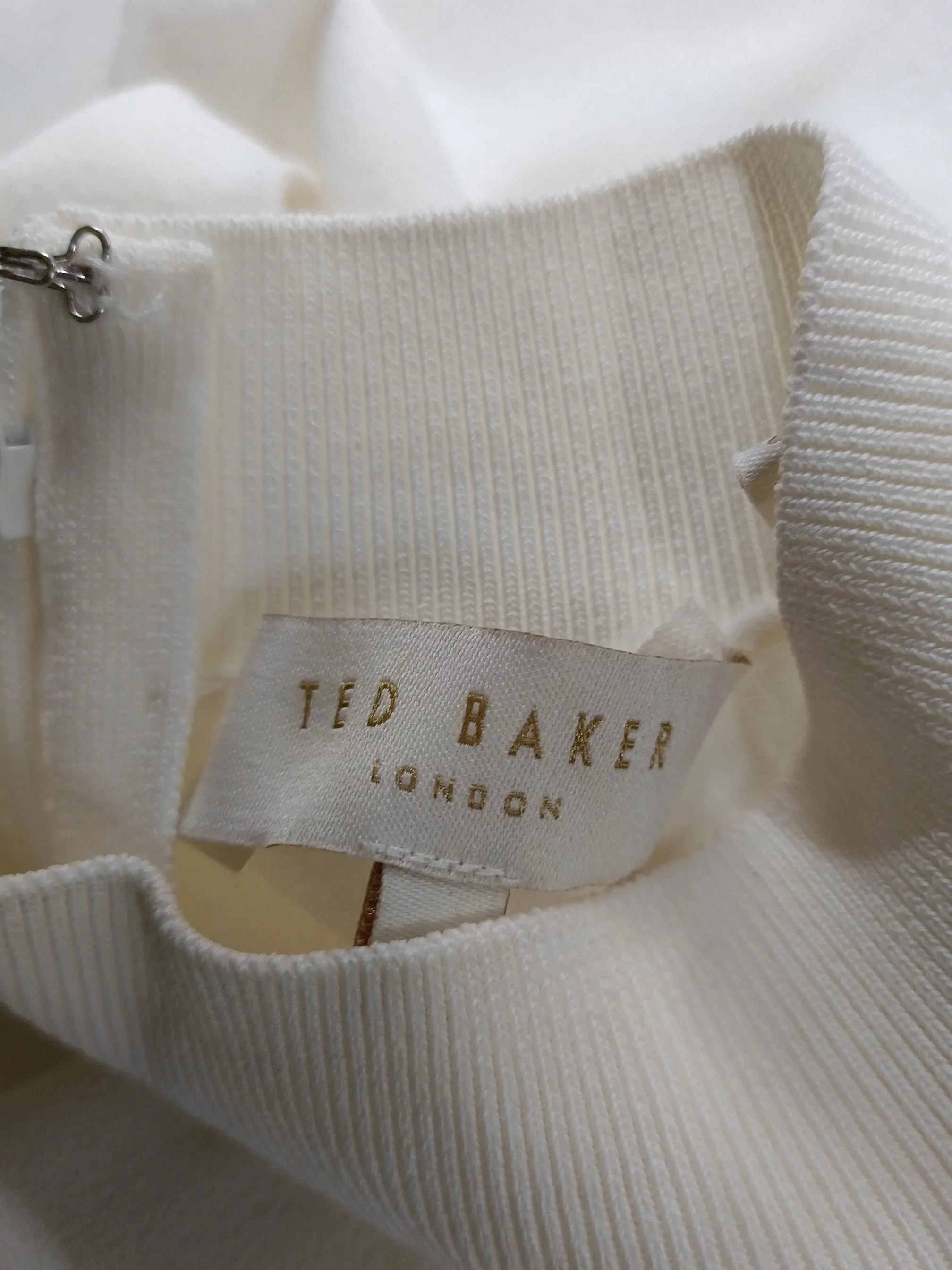 Ted Baker Shirt Midi Dress UK8 in White - Image 5