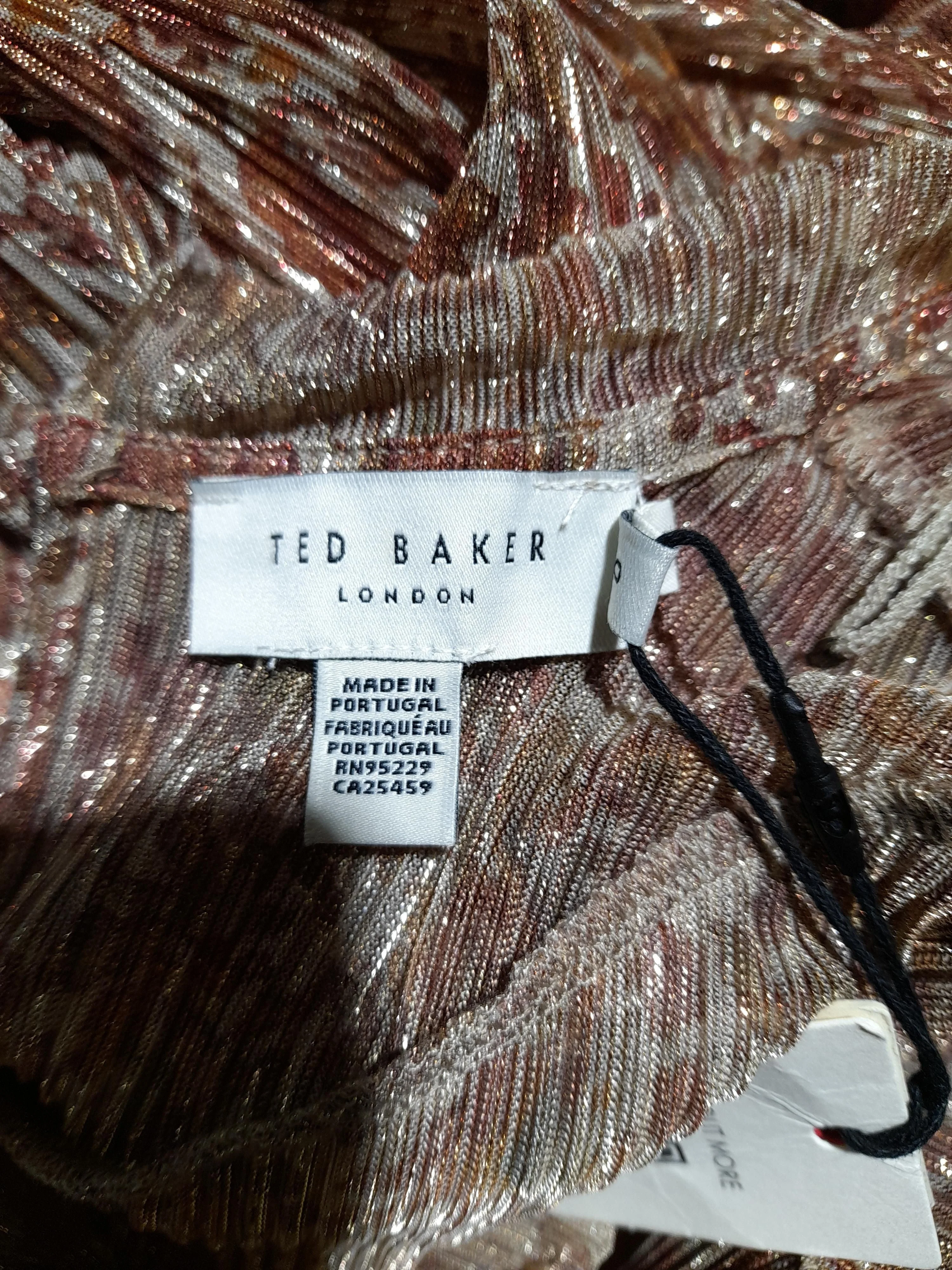 Ted Baker Shirt Midi Dress XS in Multi - Image 5