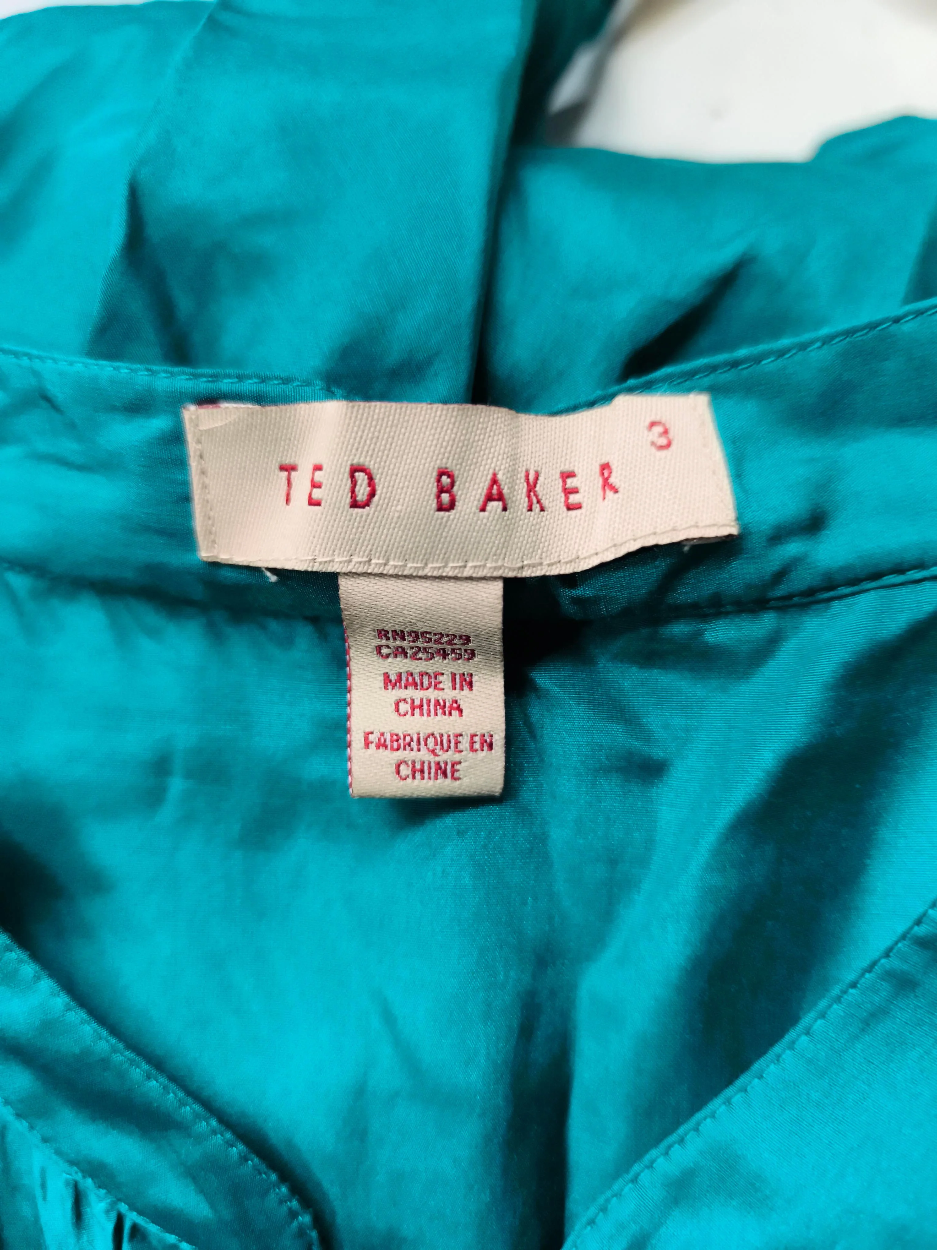 Ted Baker Shirt Mini Dress M in Green - Image 5