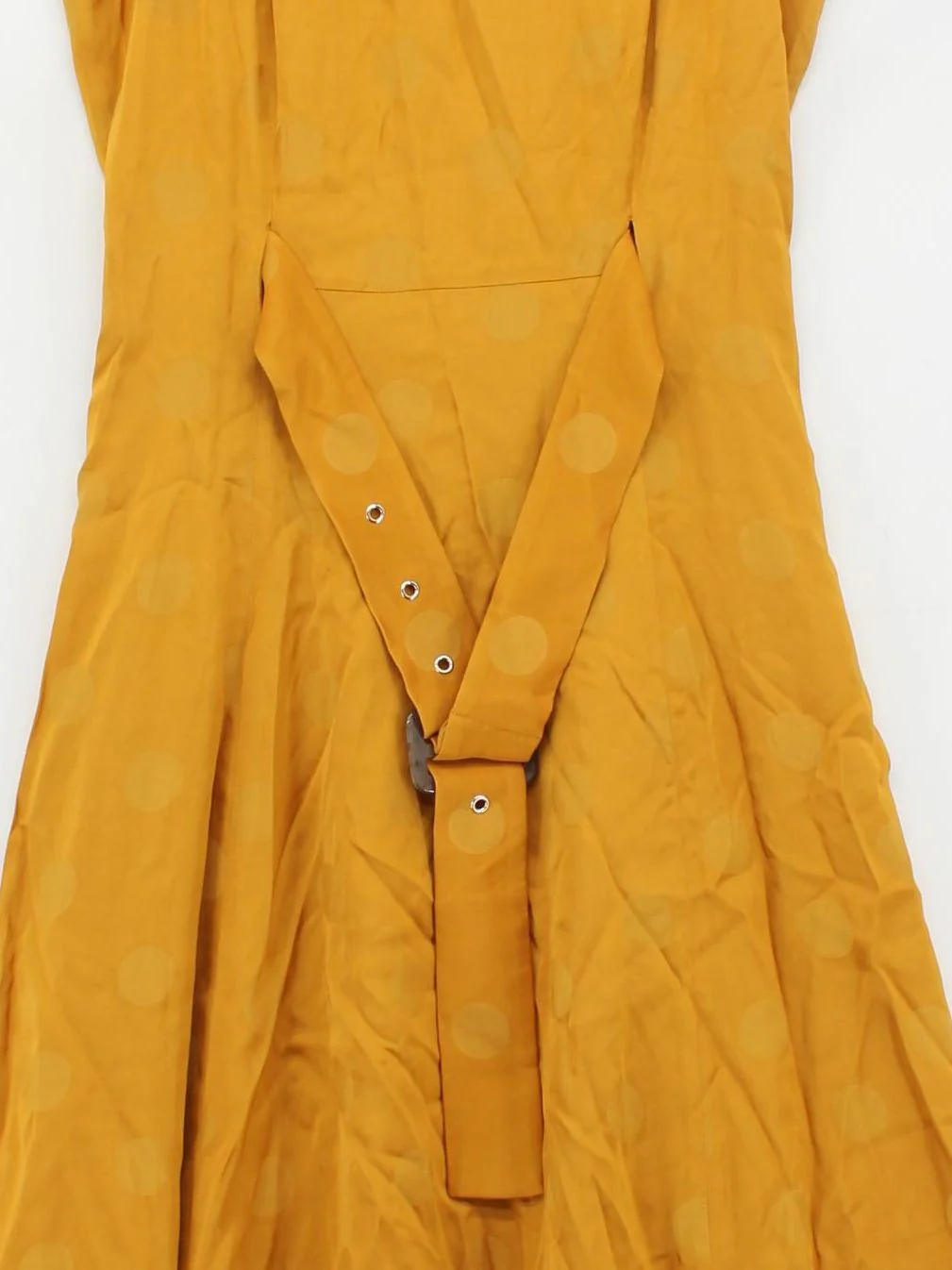 Ted Baker Skater Midi Dress UK8 in Yellow - Image 3