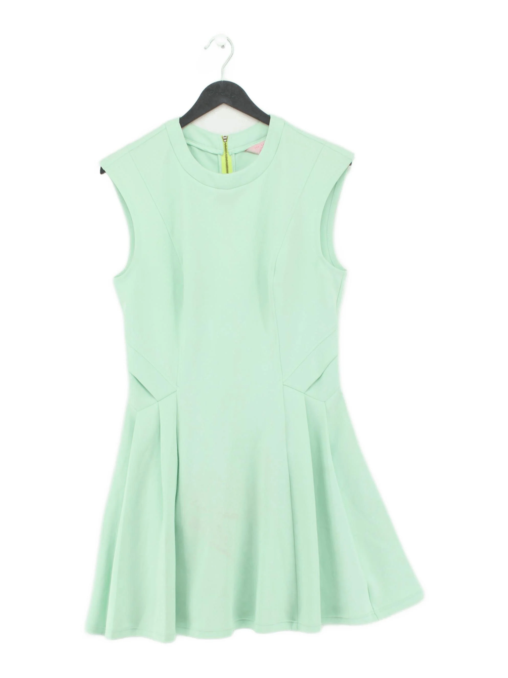 Ted Baker Skater Mini Dress M in Green