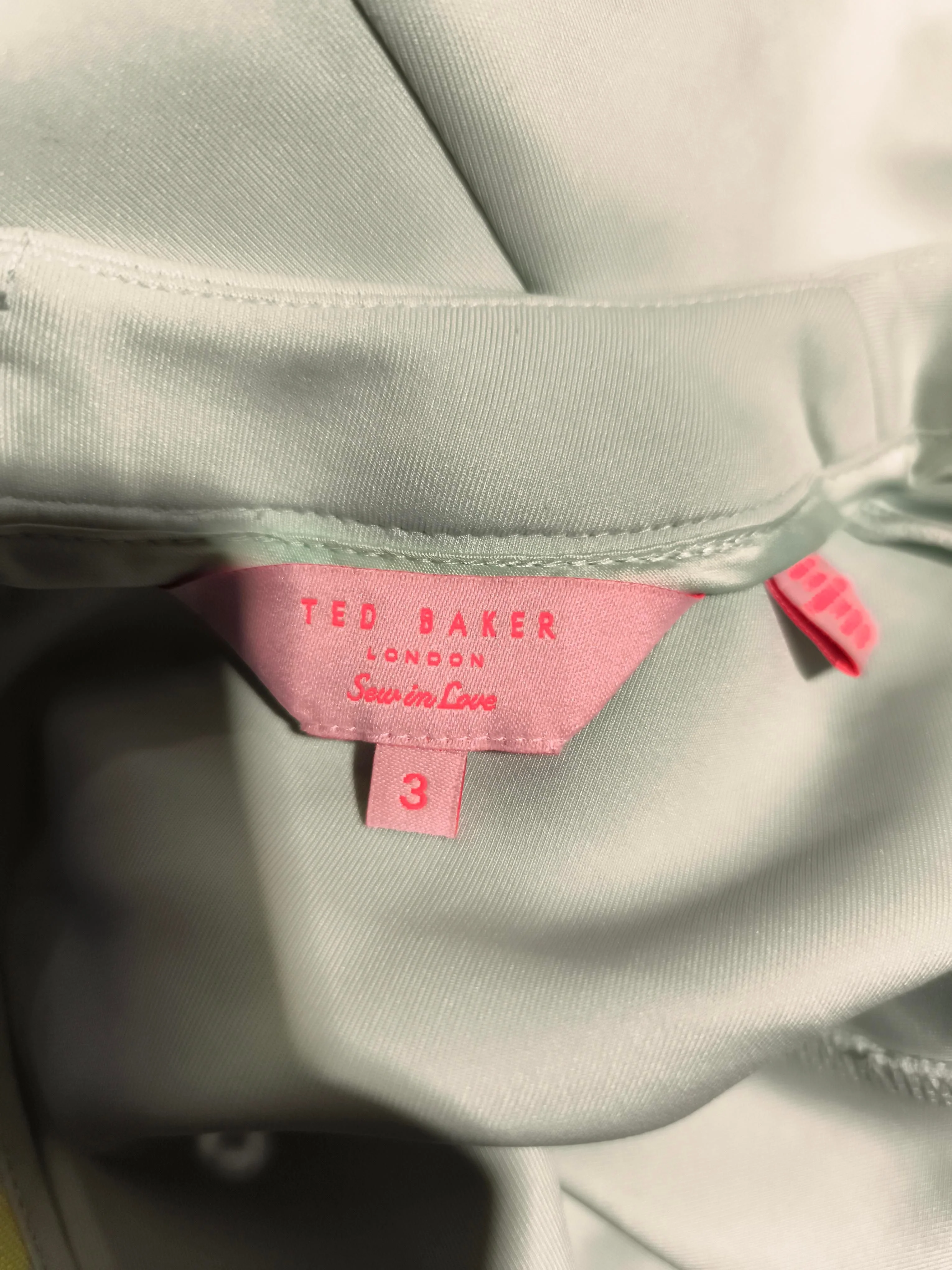 Ted Baker Skater Mini Dress M in Green - Image 6