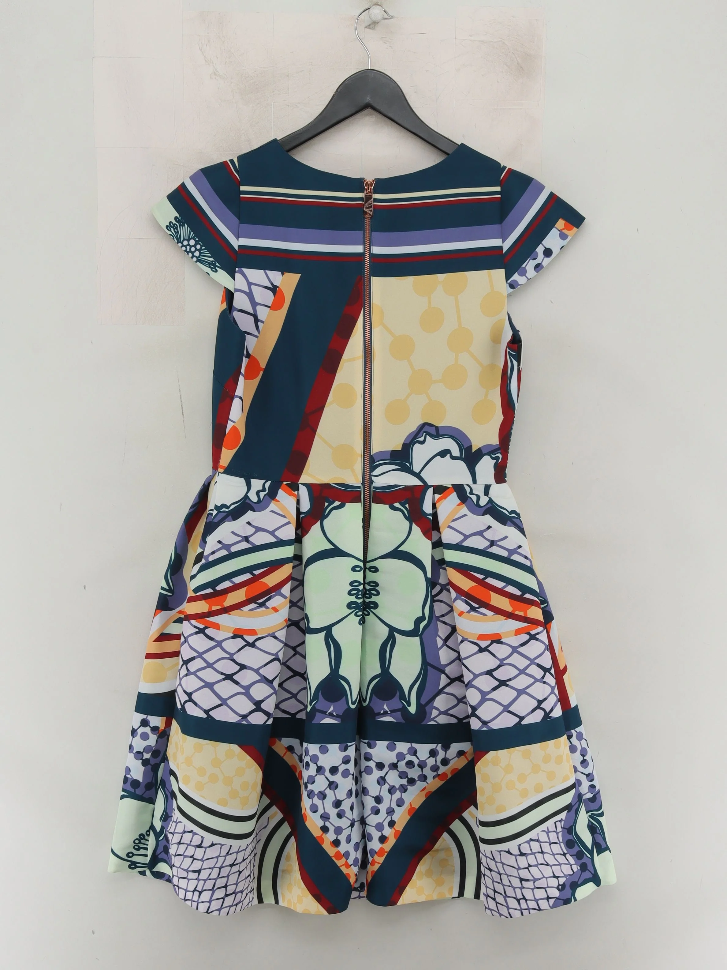 Ted Baker Skater Mini Dress UK10 in Multi - Image 2