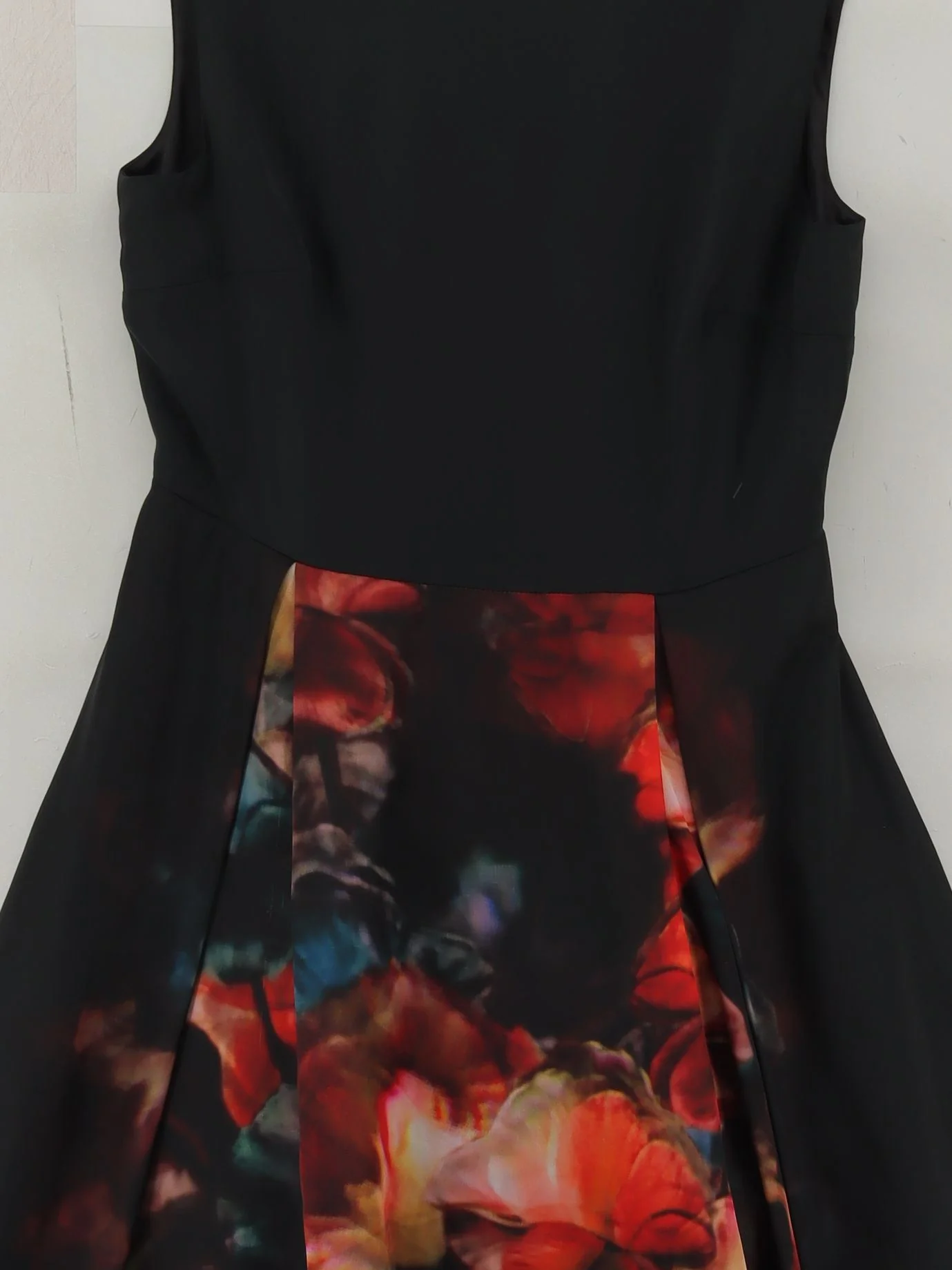 Ted Baker Skater Mini Dress UK12 in Black - Image 3