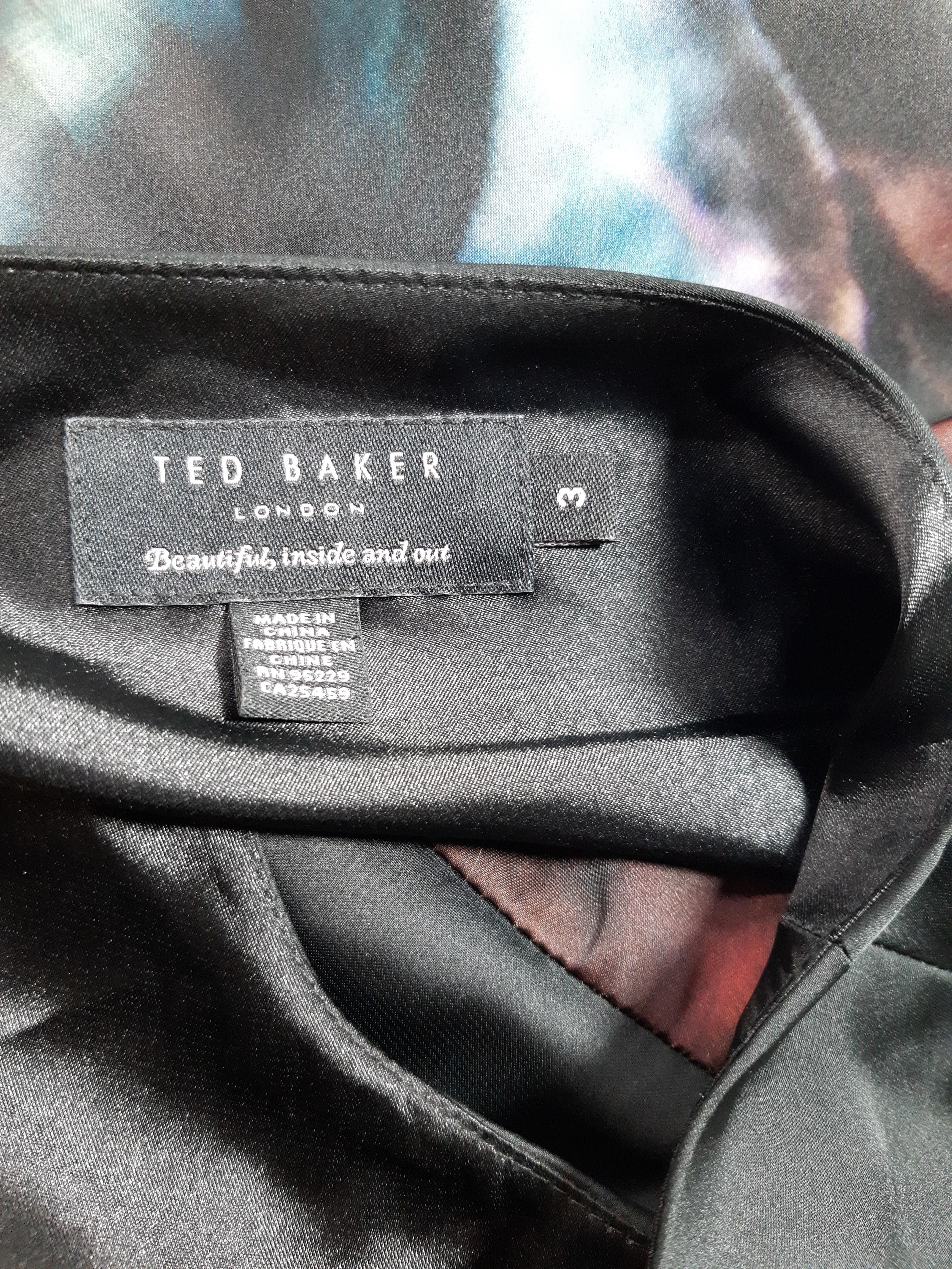 Ted Baker Skater Mini Dress UK12 in Black - Image 6