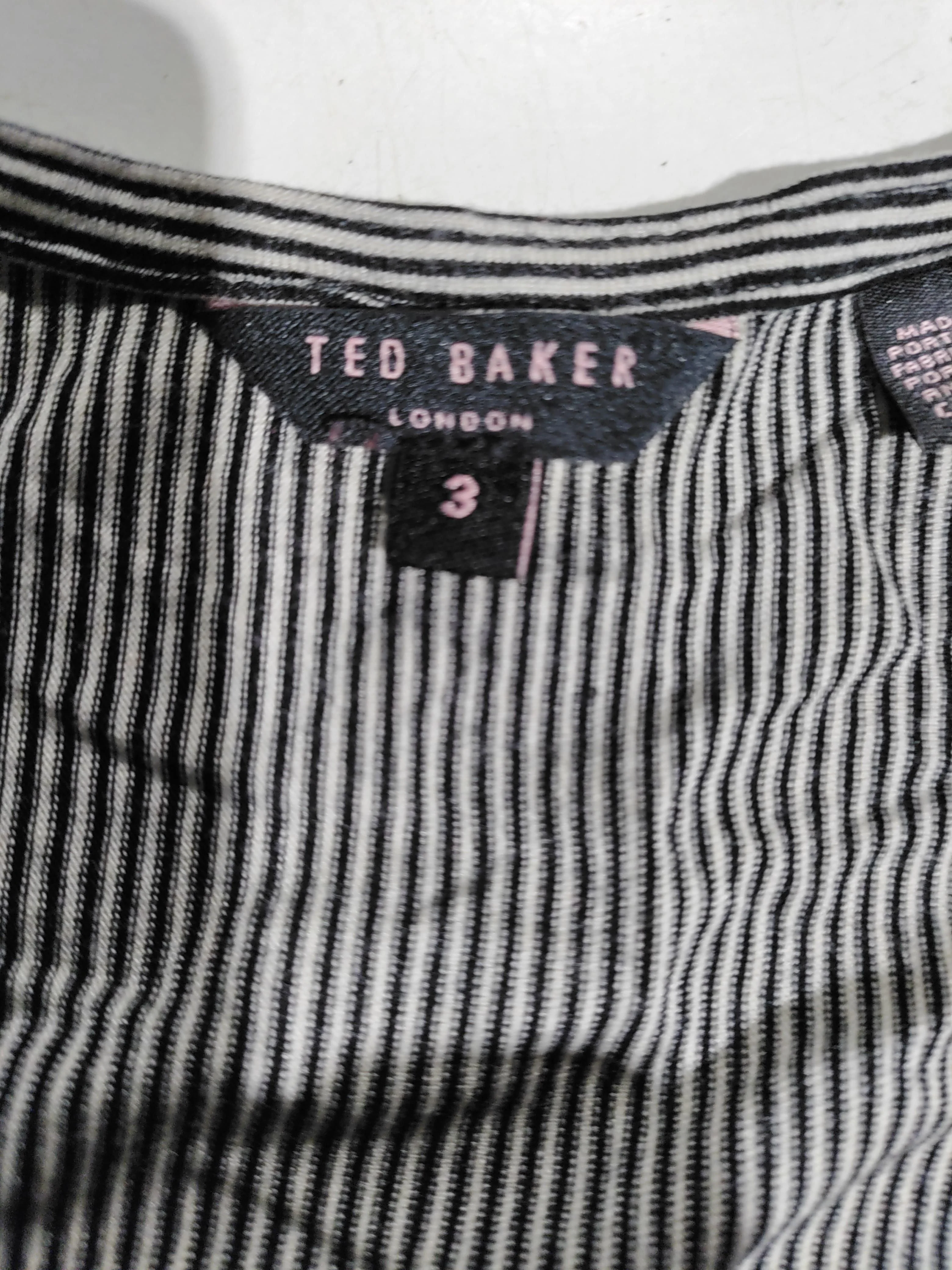 Ted Baker T-Shirt Midi Dress UK12 in Black - Image 5