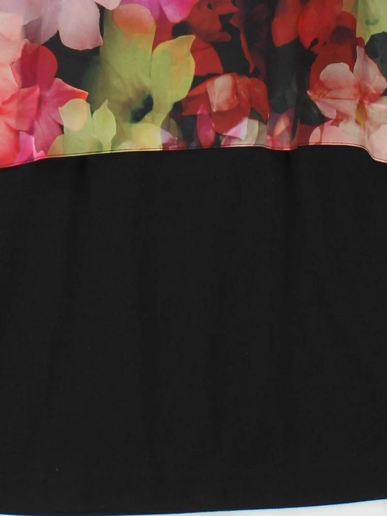 Ted Baker T-Shirt Midi Dress UK12 in Black - Image 4