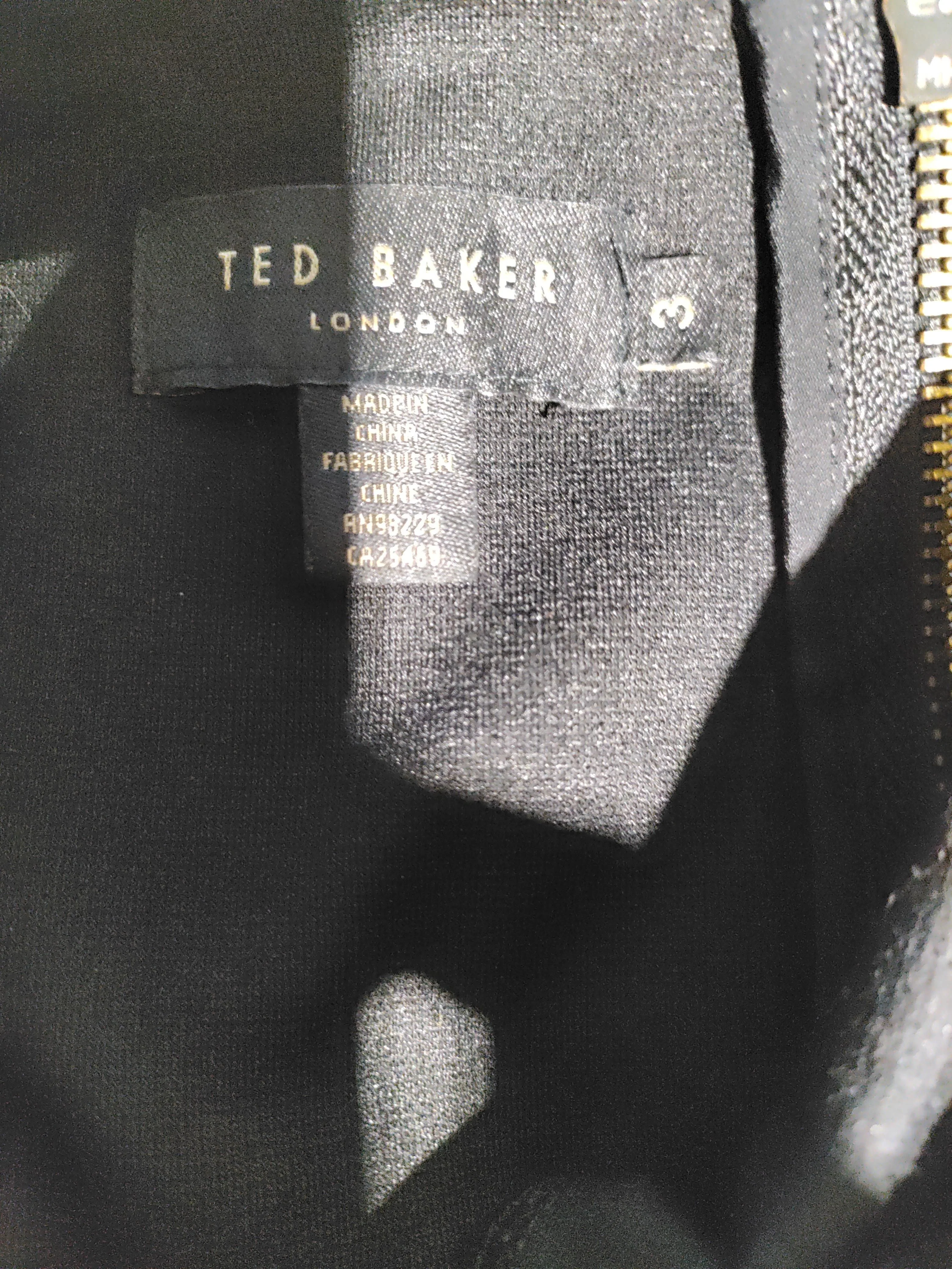 Ted Baker T-Shirt Midi Dress UK12 in Black - Image 5