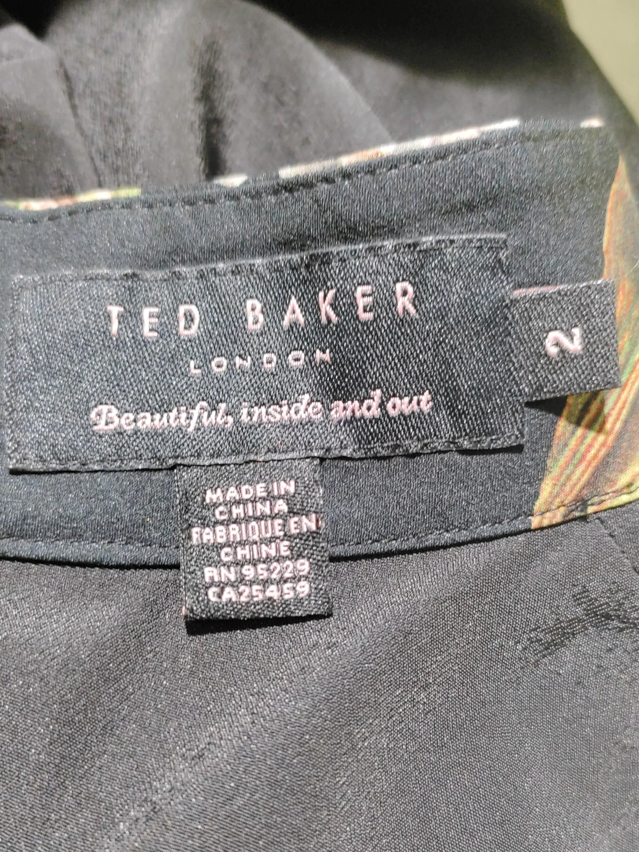 Ted Baker T-Shirt Mini Dress UK10 in Black - Image 5