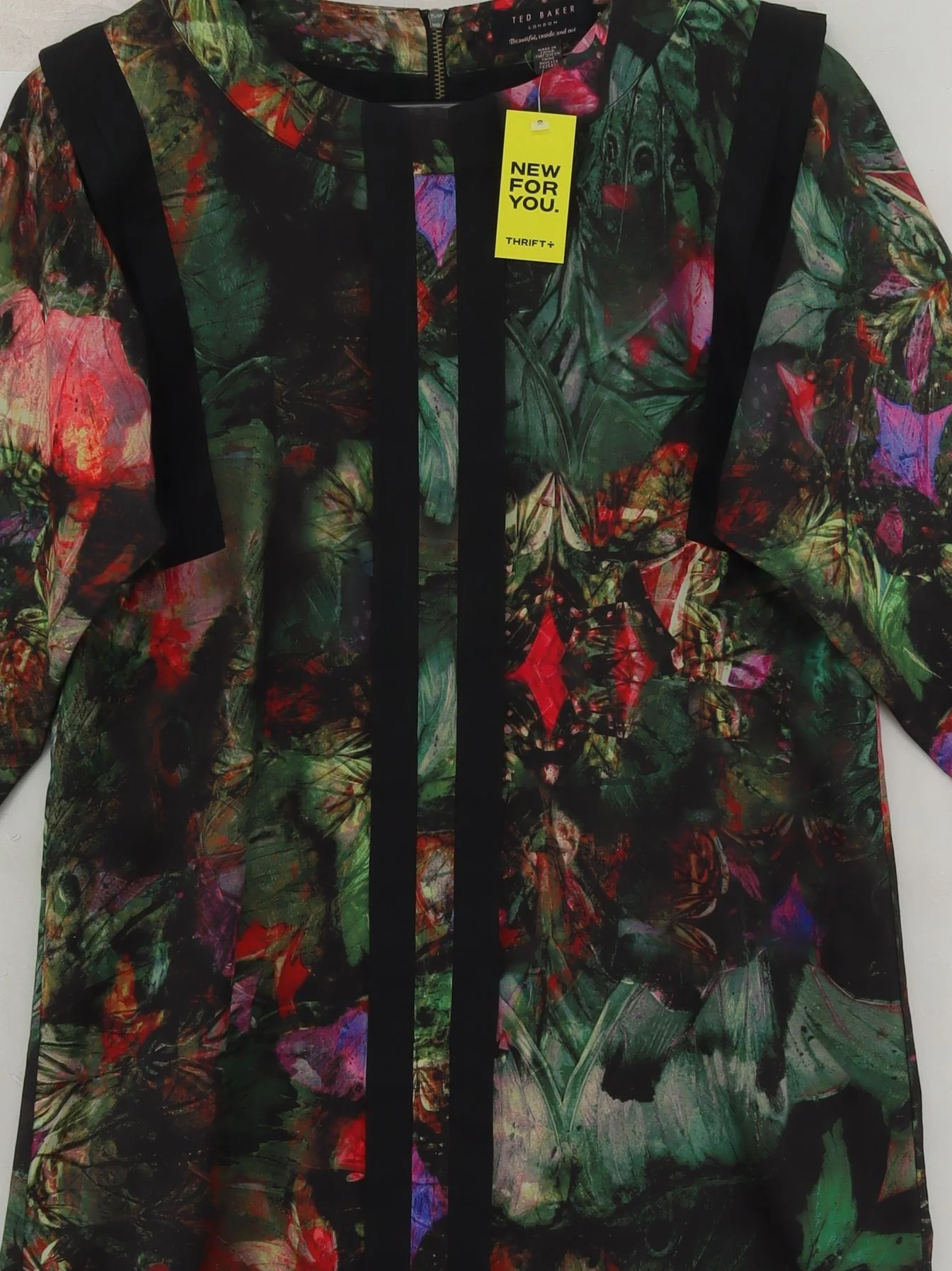 Ted Baker T-Shirt Mini Dress UK10 in Multi - Image 3