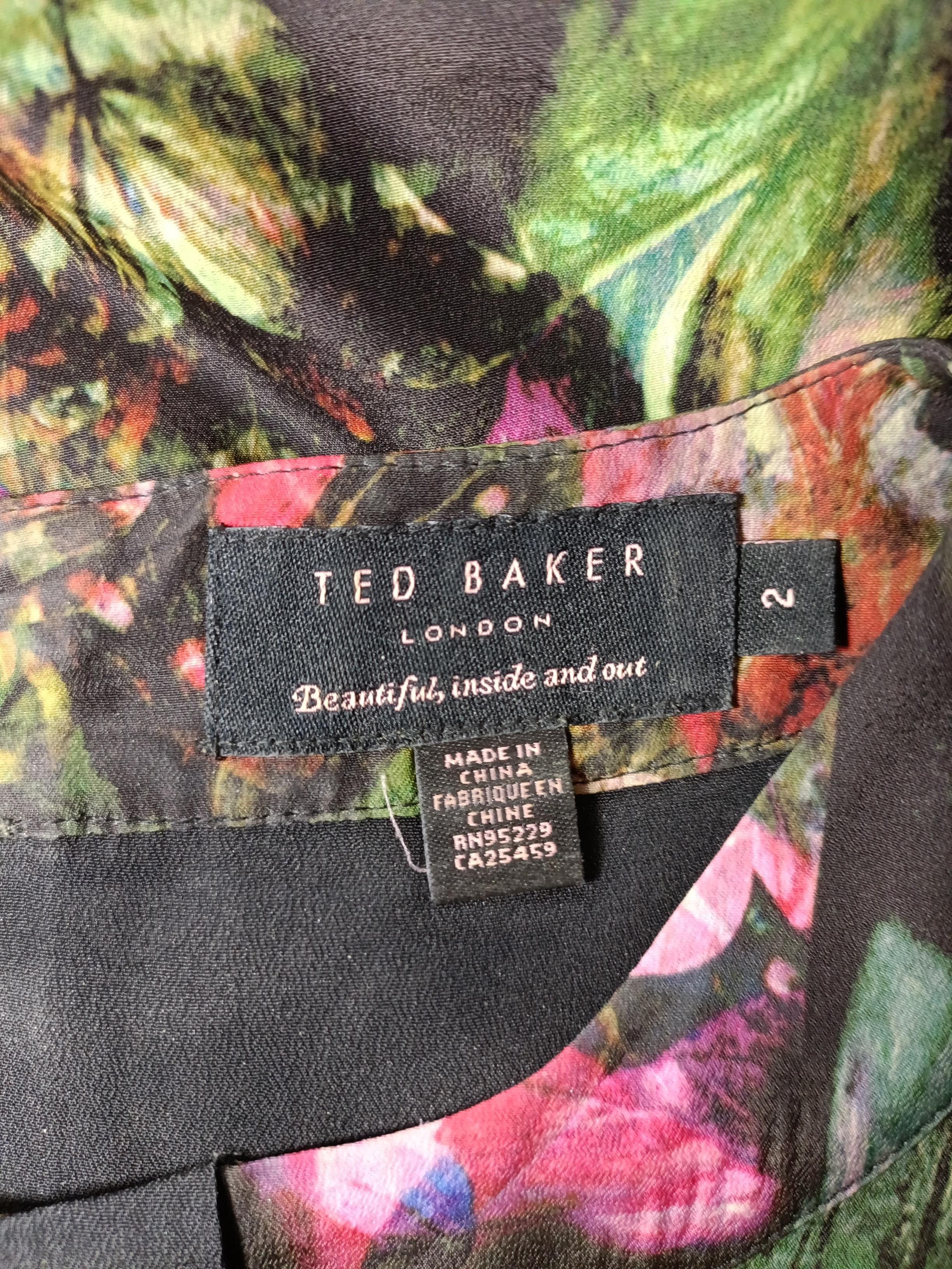Ted Baker T-Shirt Mini Dress UK10 in Multi - Image 6