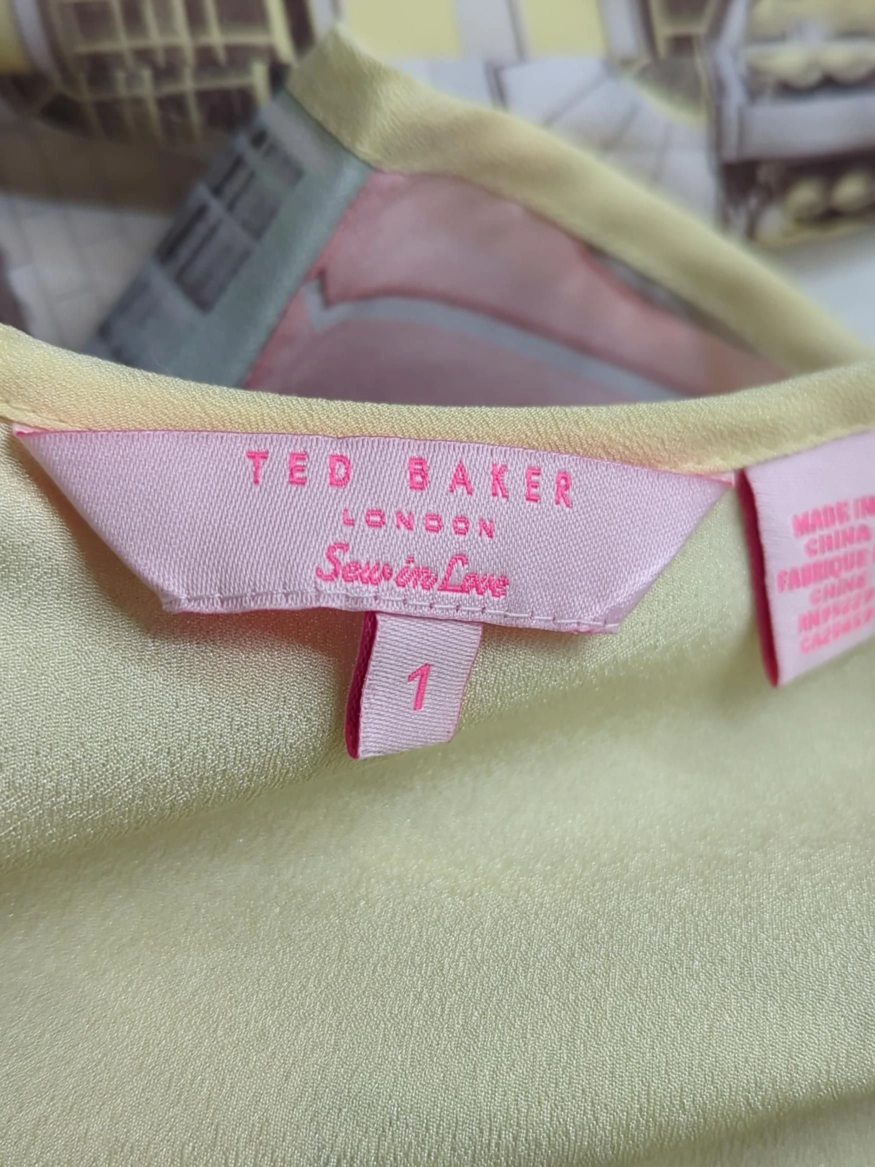 Ted Baker T-Shirt Mini Dress UK8 in Multi - Image 5