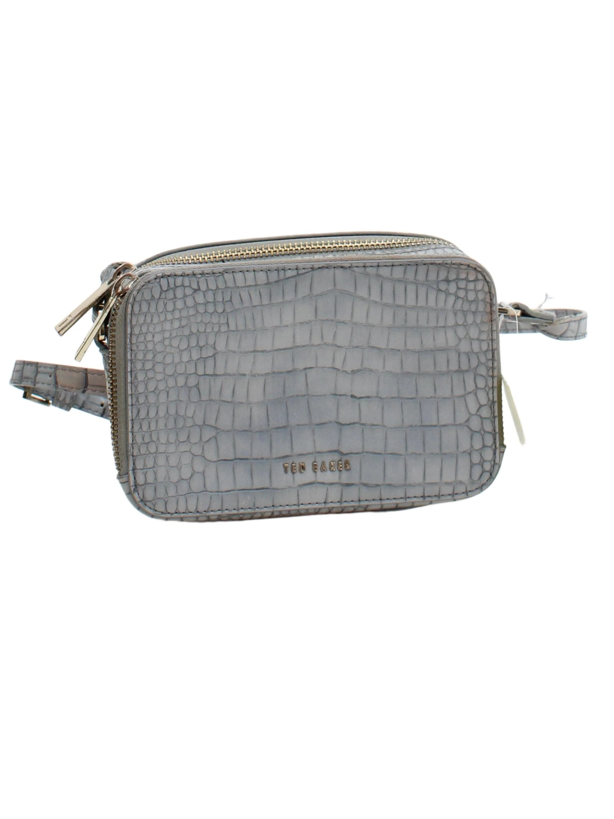 Ted Baker Women's Bag Grey Animal Print 100% Faux Leather Crossbody