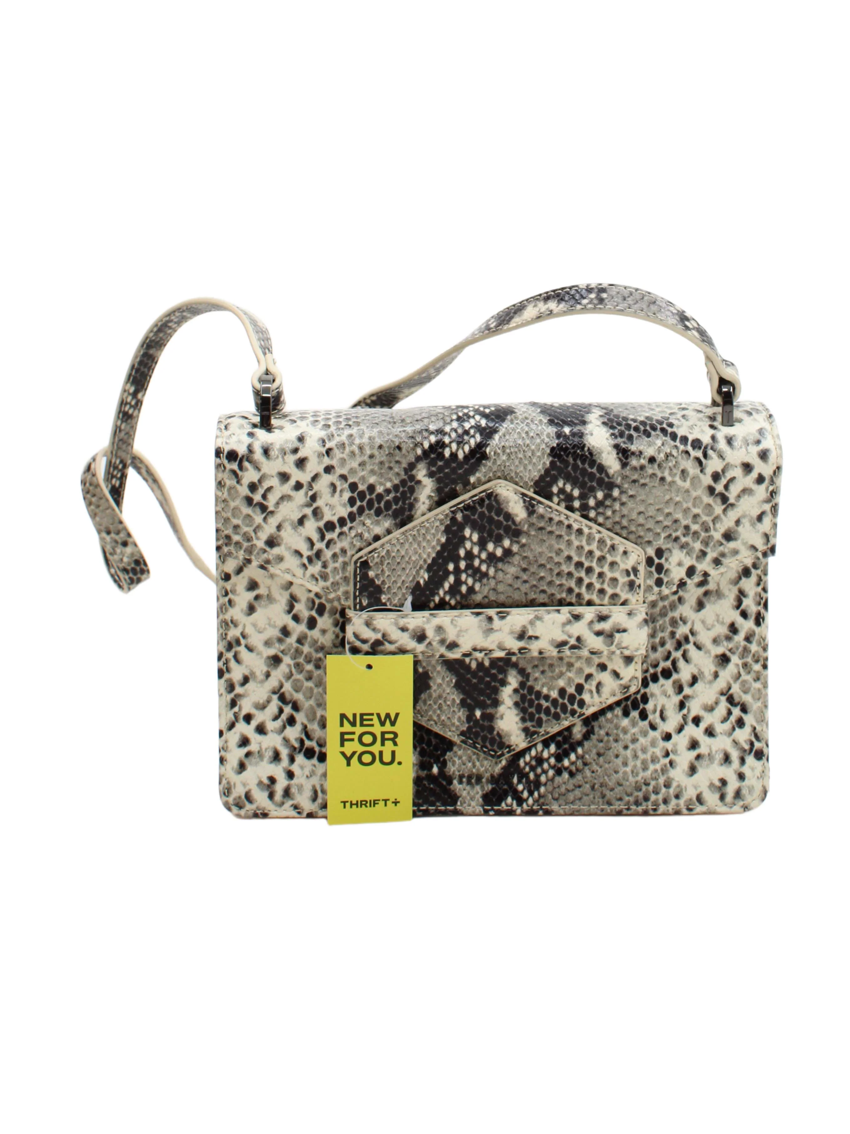 Ted Baker Women's Bag Grey Animal Print 100% Faux Leather Shoulder Bag