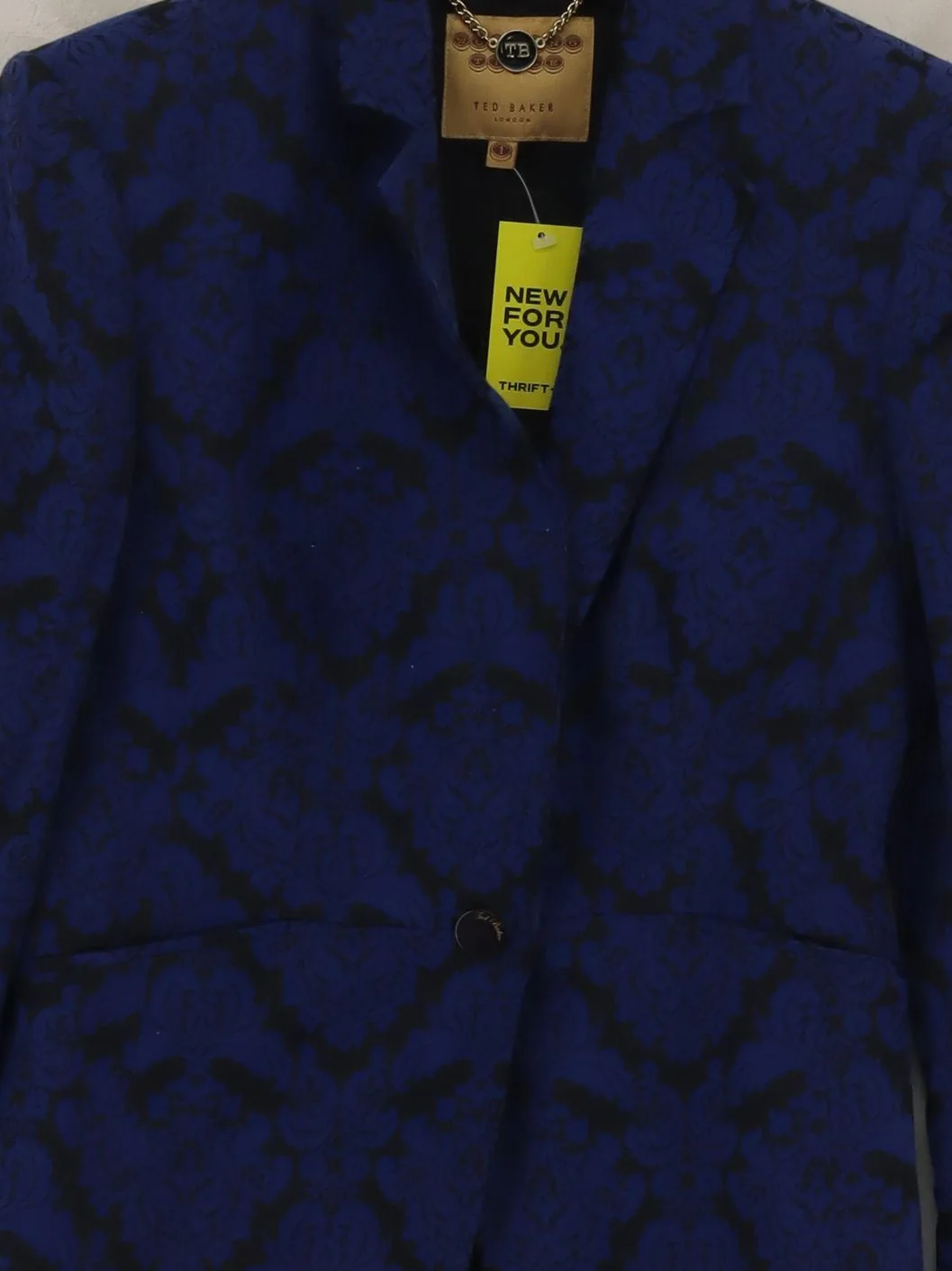 Ted Baker Women's Blazer S Blue Polyester with Viscose, Elastane Overcoat - Image 3