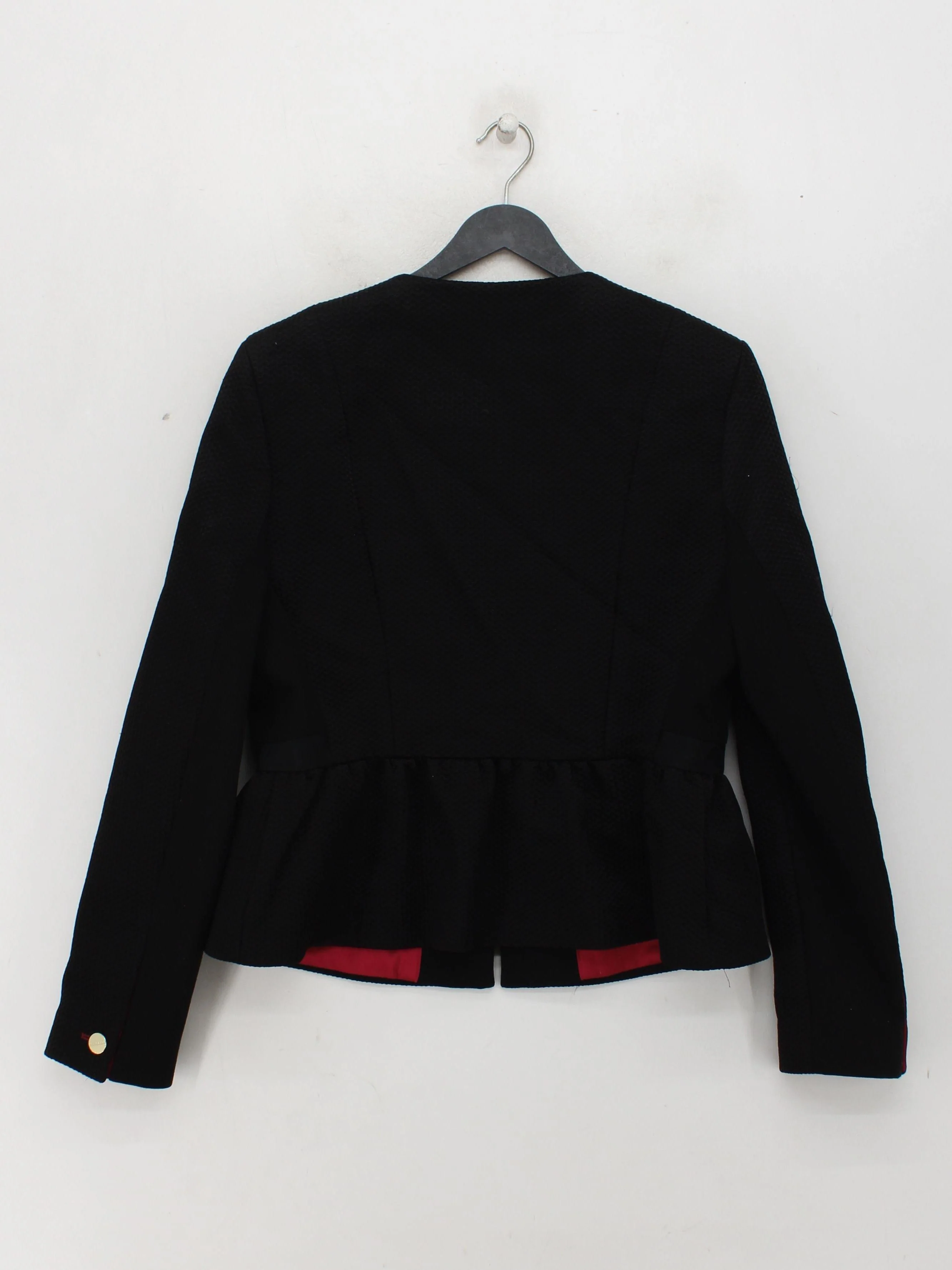 Ted Baker Women's Blazer UK 16 Black Nylon - Image 2