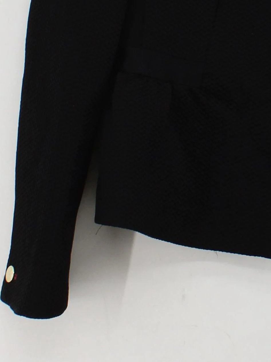 Ted Baker Women's Blazer UK 16 Black Nylon - Image 4