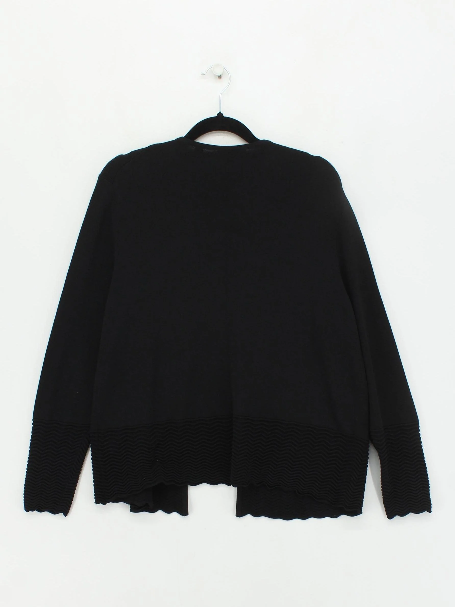 Ted Baker Women's Cardigan UK 14 Black Viscose with Polyamide Cardigan - Image 2
