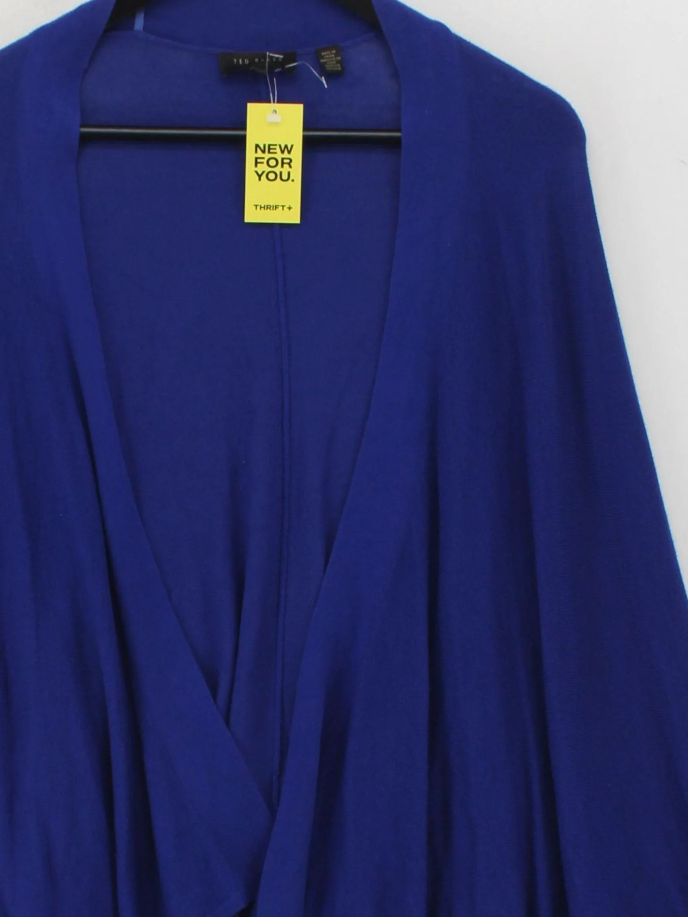 Ted Baker Women's Cardigan UK 8 Blue Viscose with Polyamide, Elastane Cardigan - Image 3