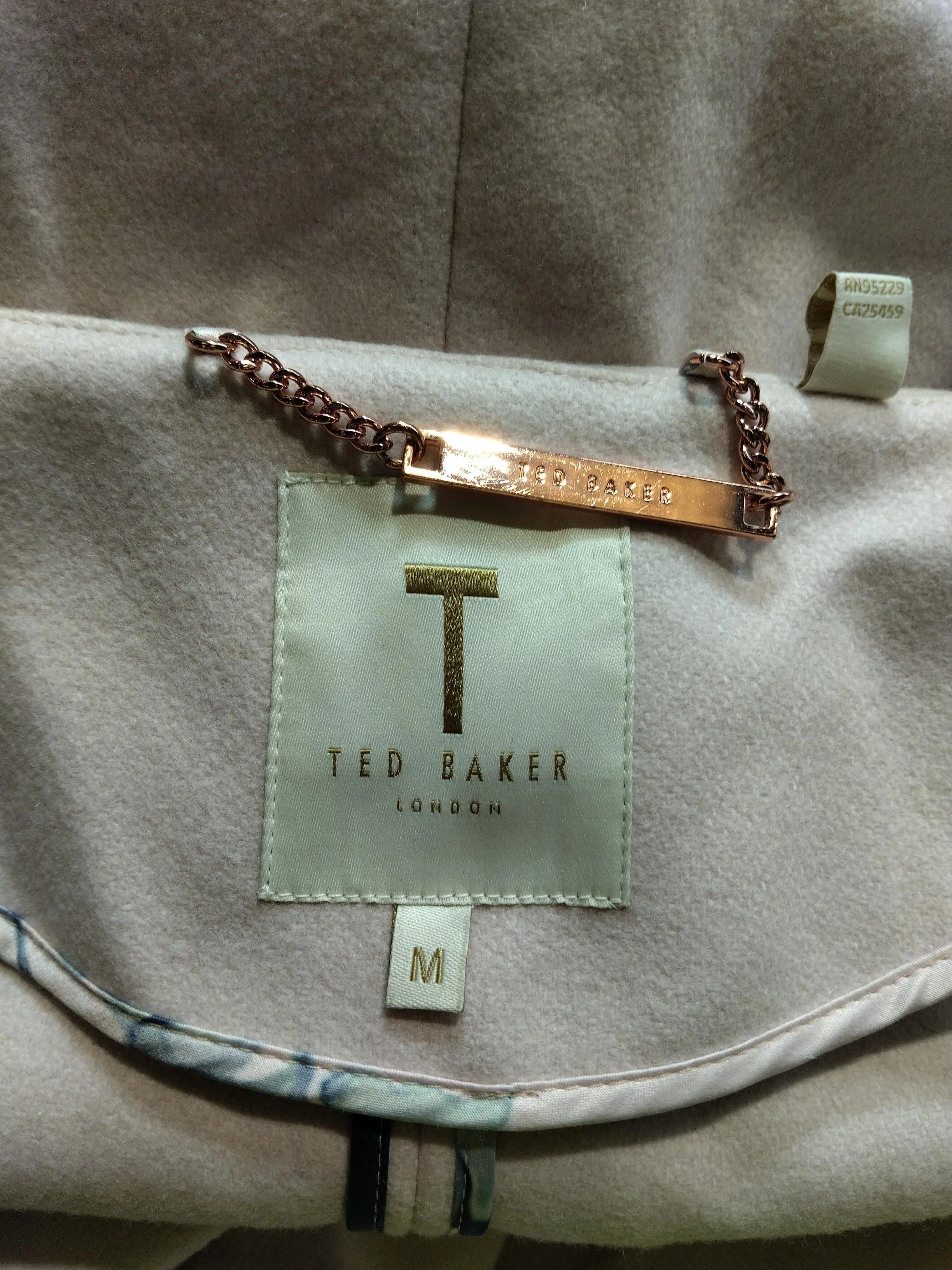 Ted Baker Women's Coat M Pink Wool with Polyamide, Cashmere Overcoat - Image 6