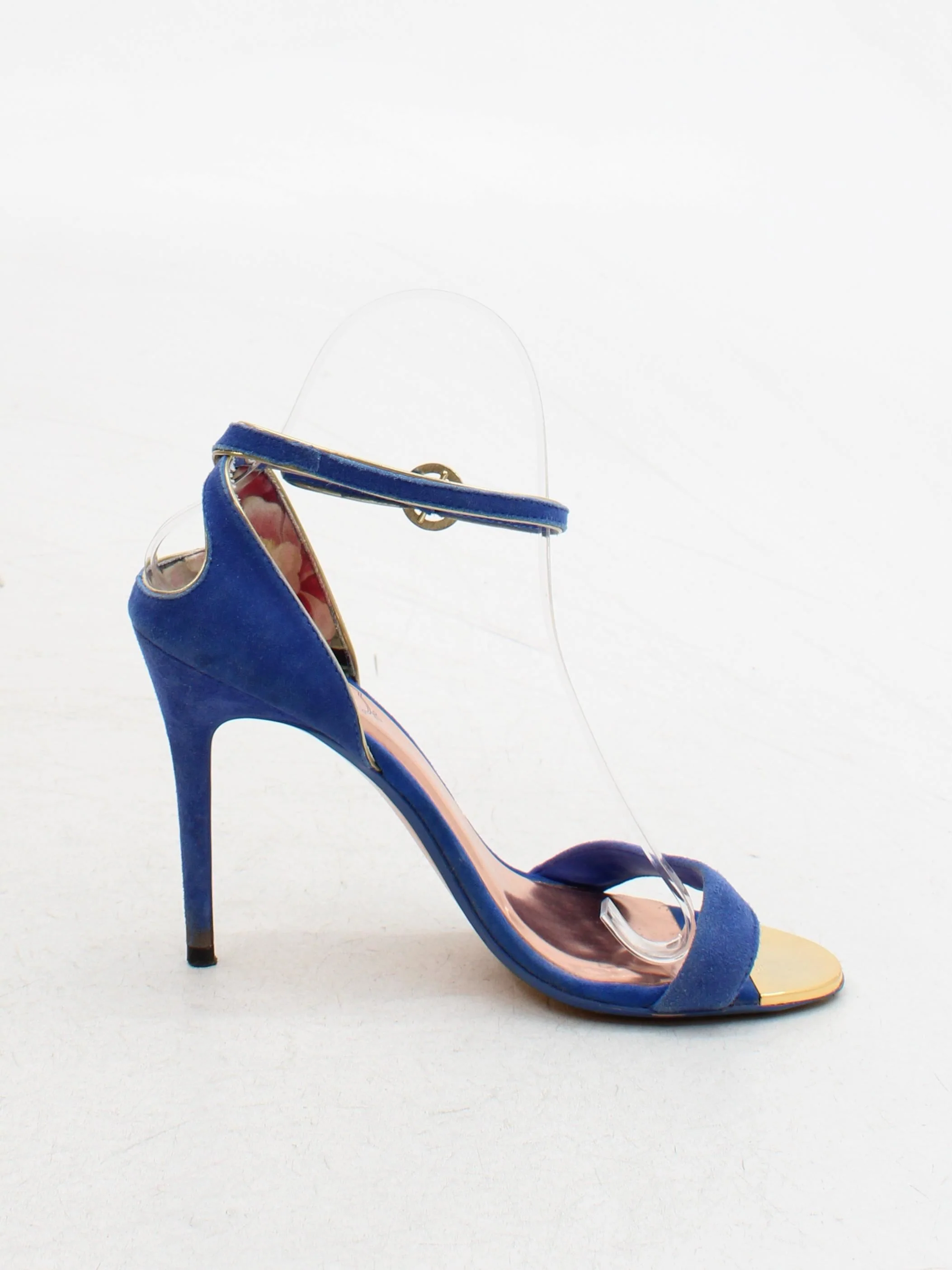Ted Baker Women's Heels UK 5 Blue Suede with Other Strappy - Image 5