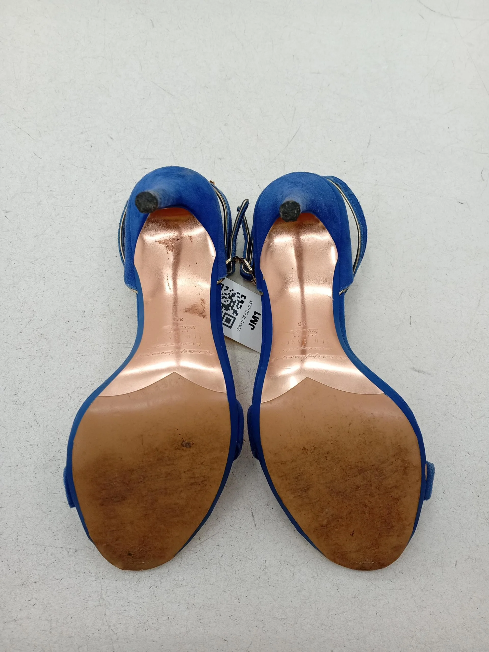 Ted Baker Women's Heels UK 5 Blue Suede with Other Strappy - Image 7