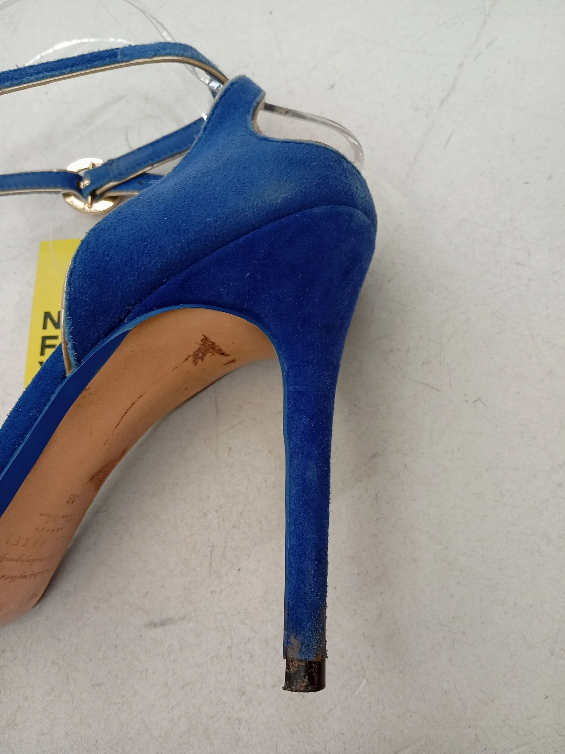 Ted Baker Women's Heels UK 5 Blue Suede with Other Strappy - Image 8
