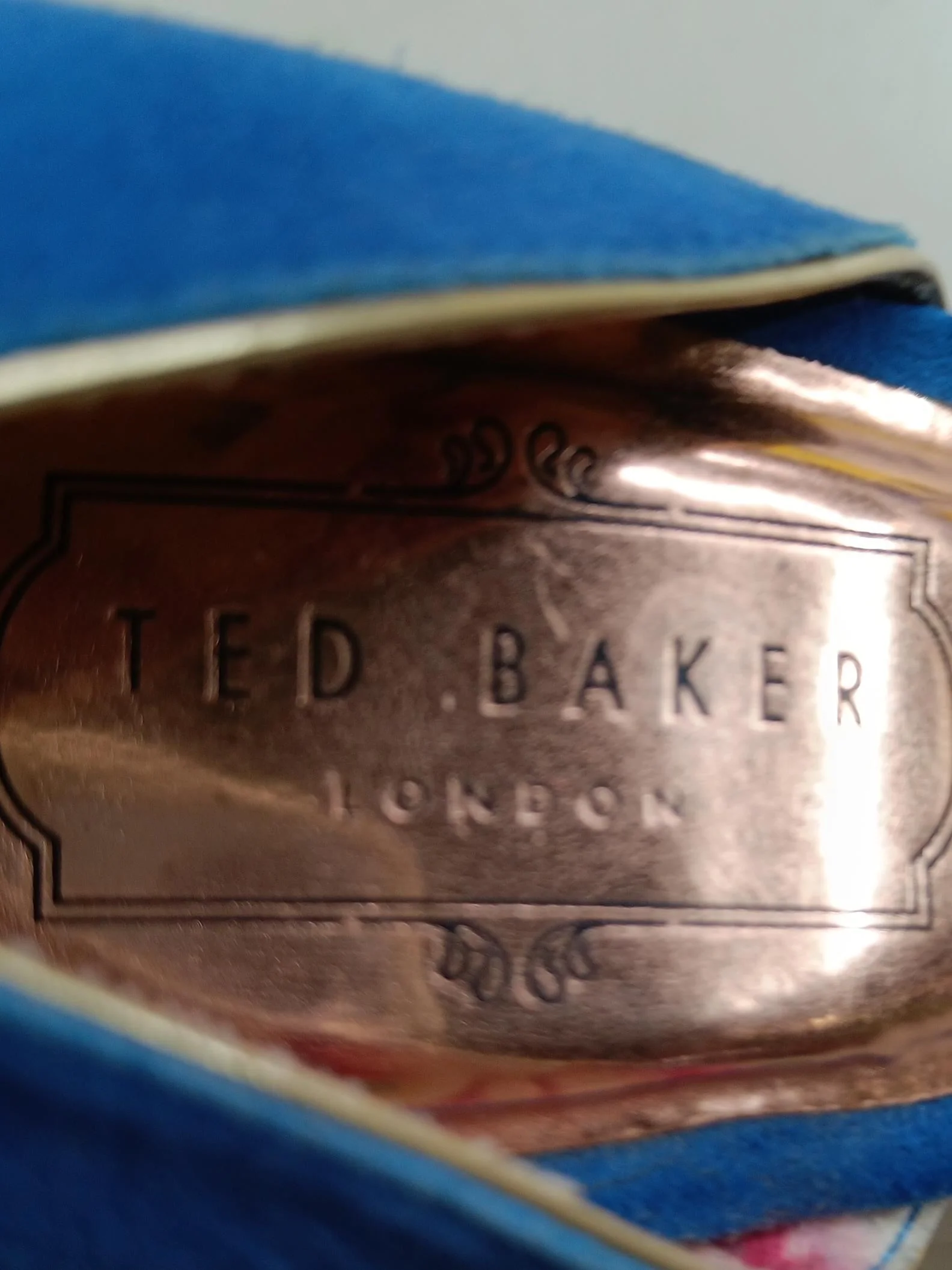 Ted Baker Women's Heels UK 5 Blue Suede with Other Strappy - Image 9