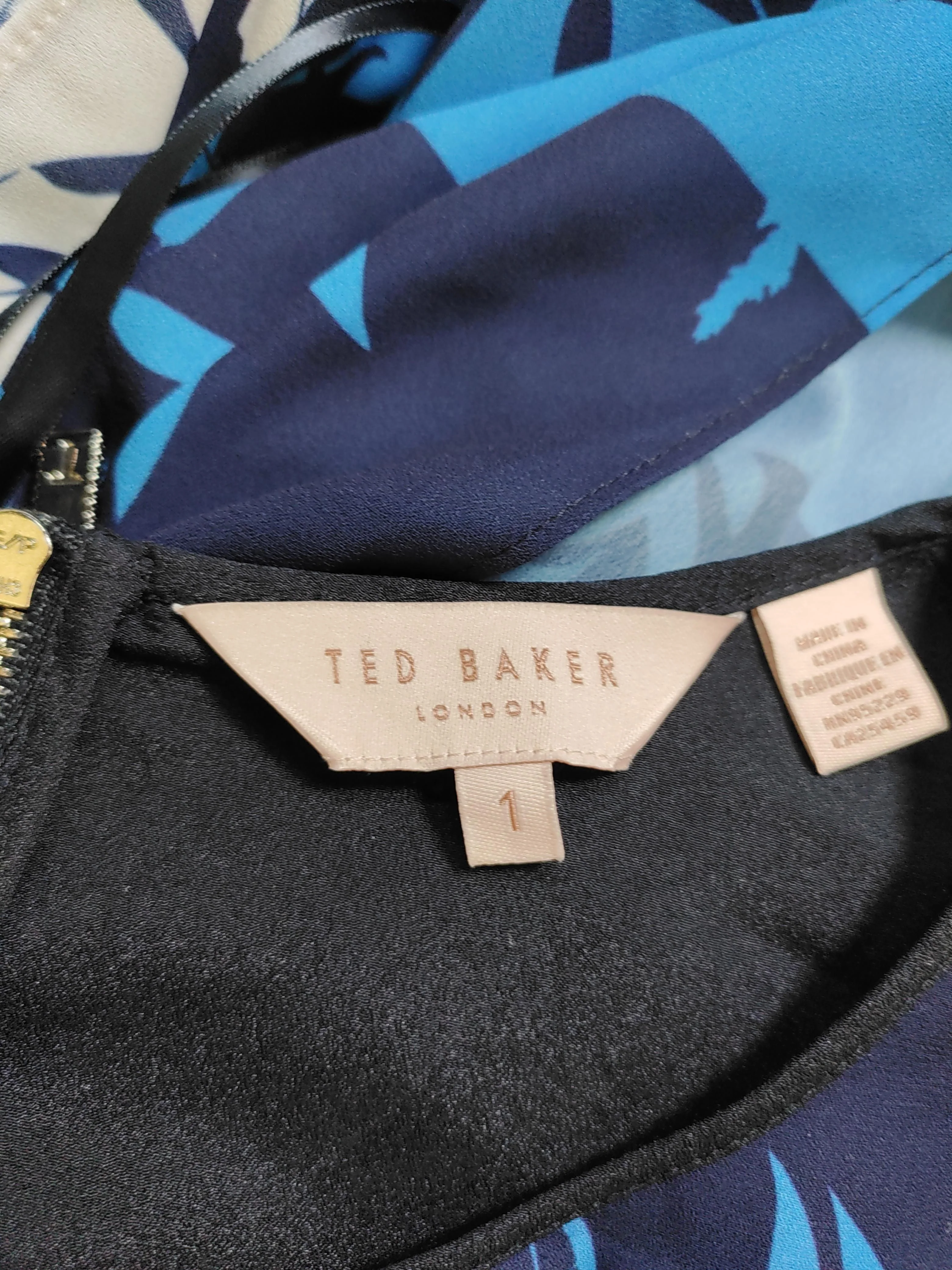 Ted Baker Women's Jumpsuit UK 8 Blue Polyester with Elastane Jumpsuit - Image 6