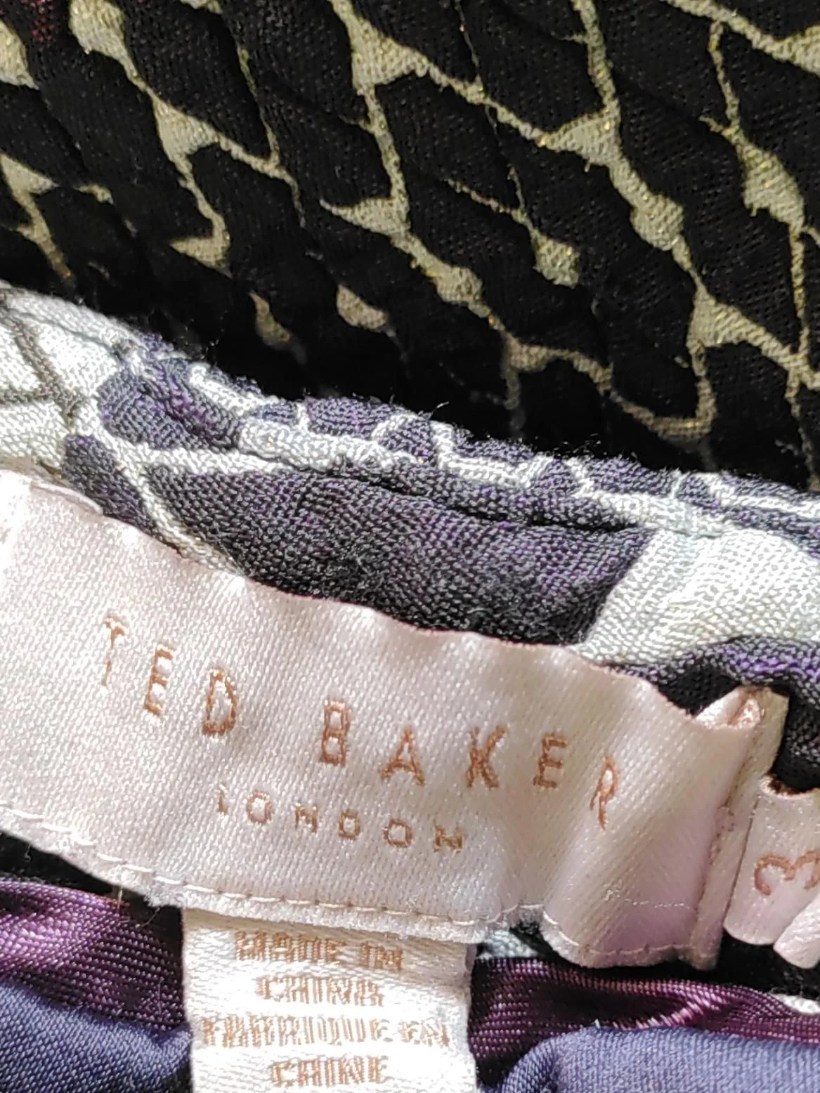 Ted Baker Women's Mini Skirt UK 12 Multi Polyester with Other, Polyamide Mini - Image 6
