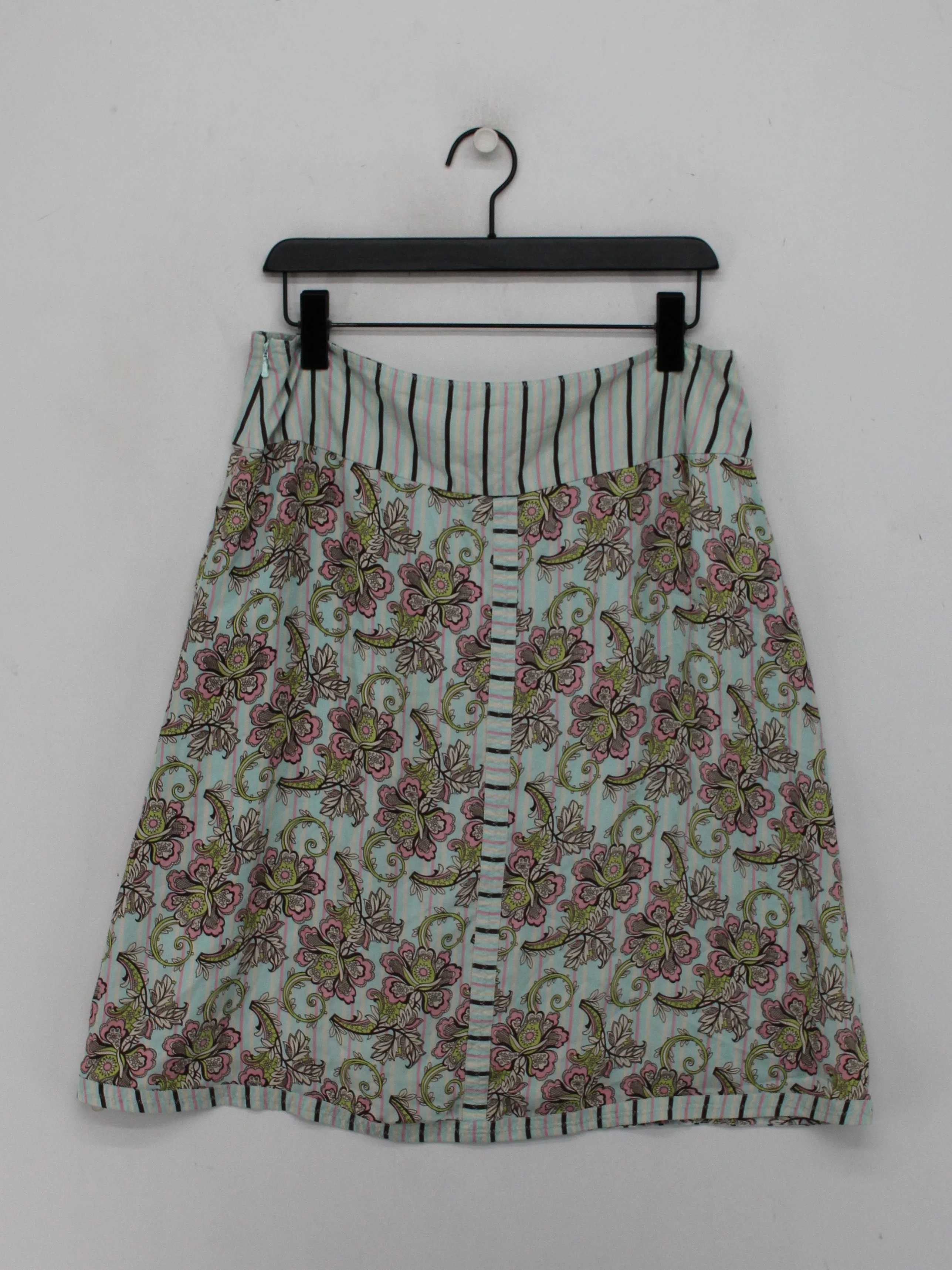 Ted Baker Women's Mini Skirt UK 4 Blue Silk with Acetate Short Mini - Image 2