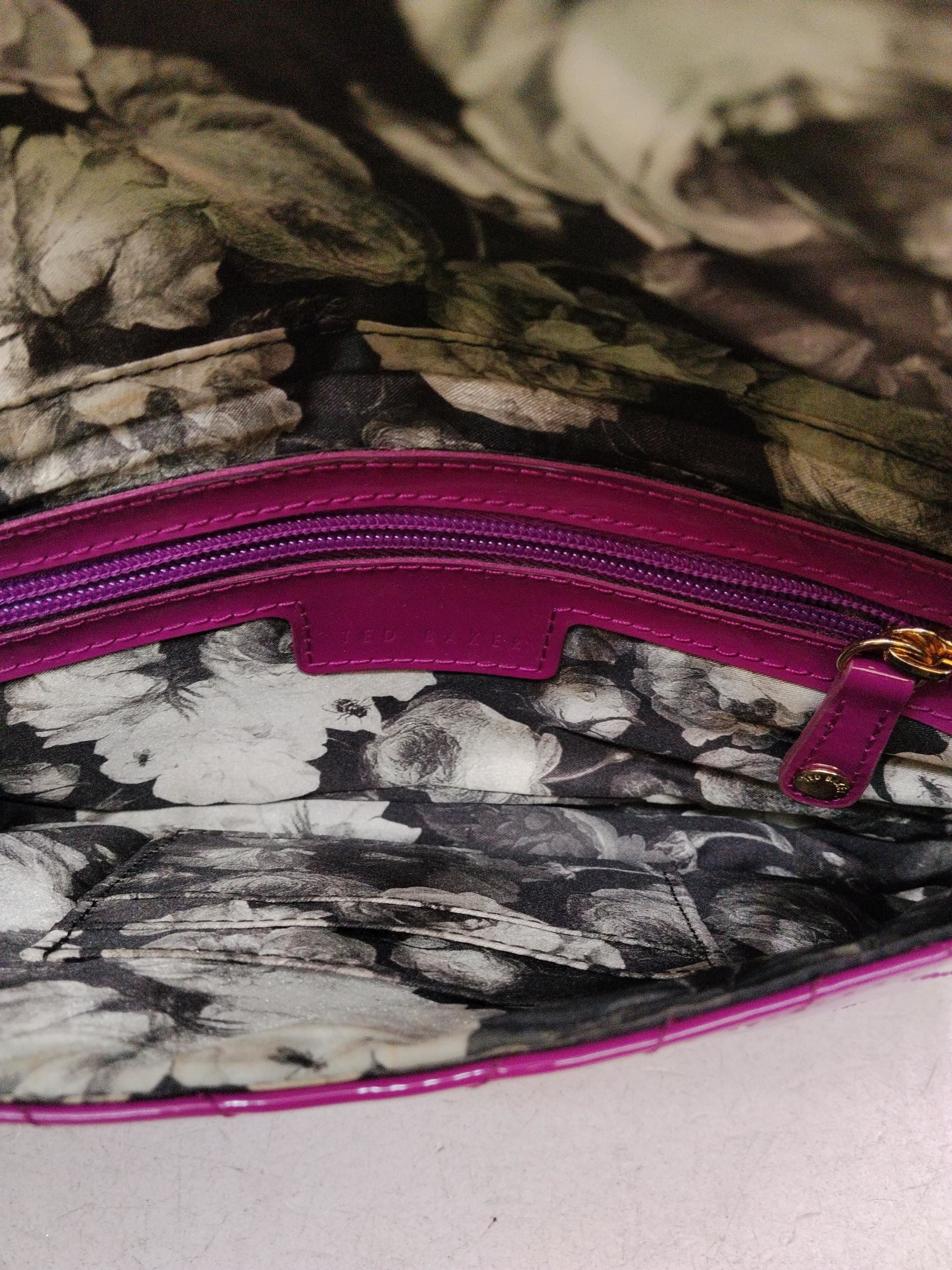 Ted Baker Women's Purse Purple 100% Other - Image 4